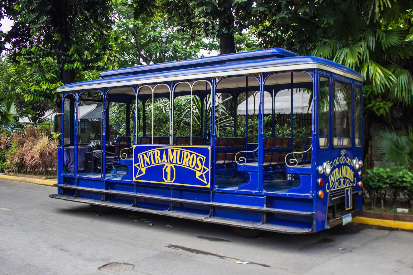 Old bus in intramuros, Manila, Philippines