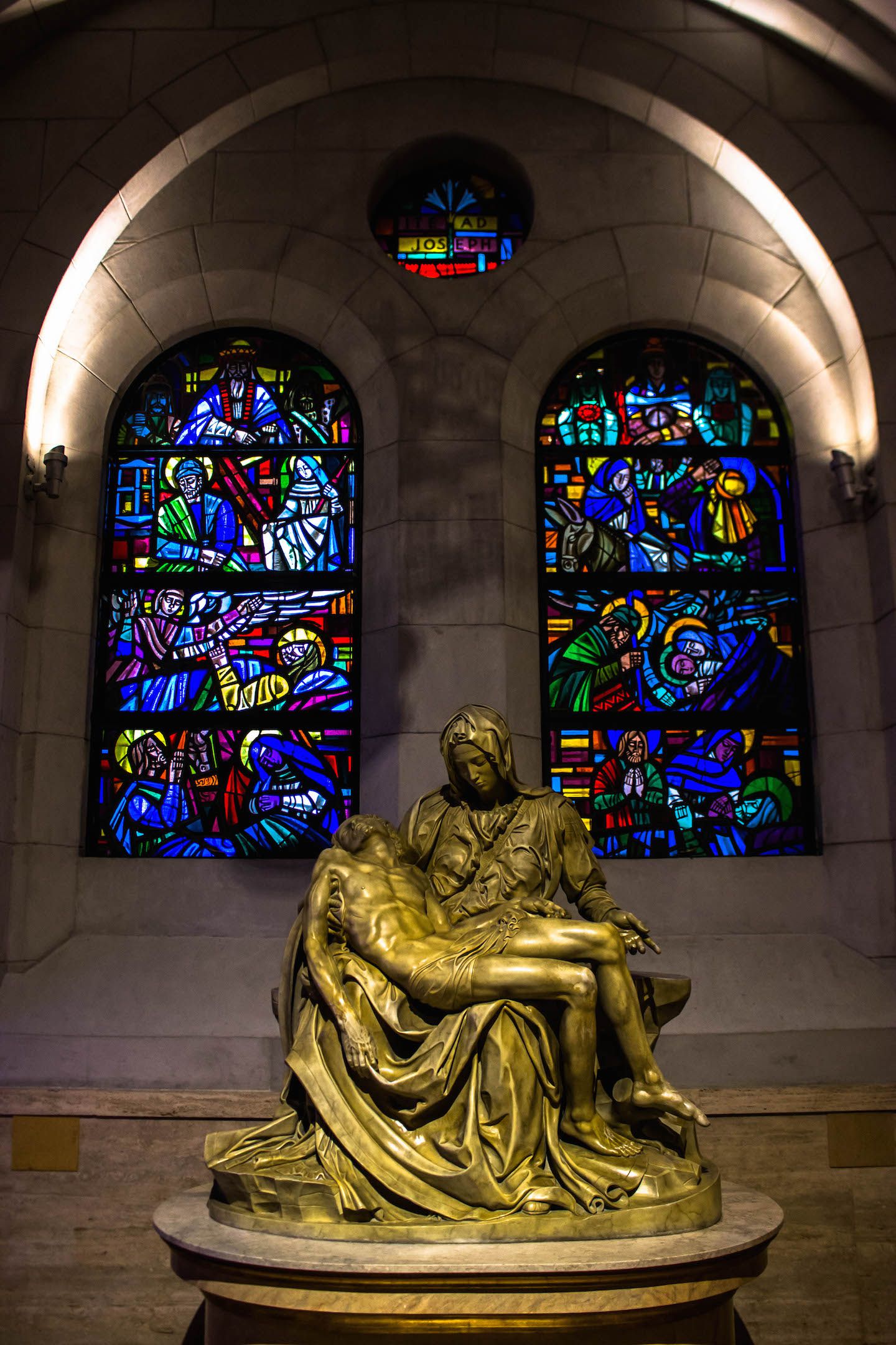 Statue inside Manila Cathedral, Manila, Philippines