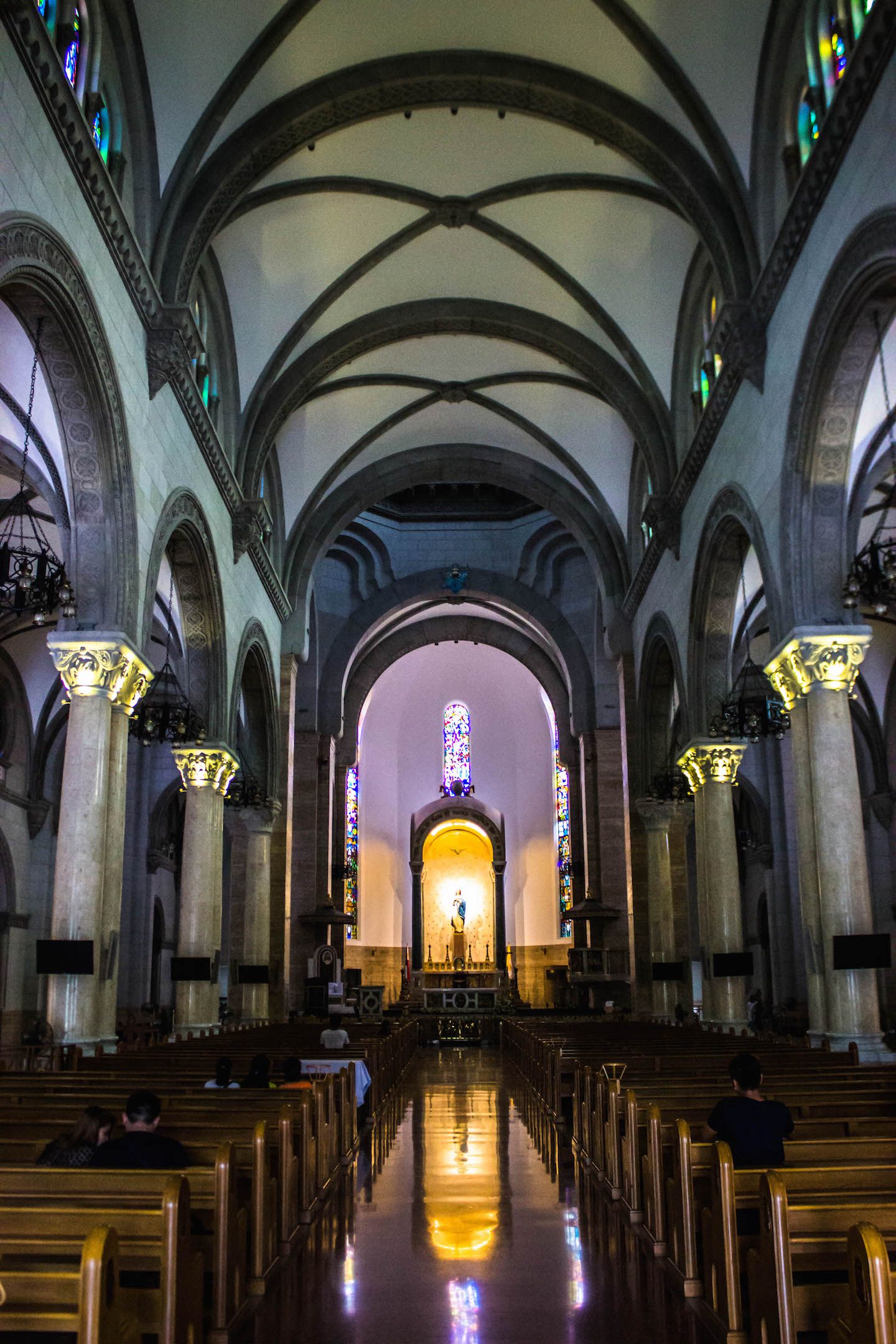 Inside Manila Cathedral, Manila, Philippines