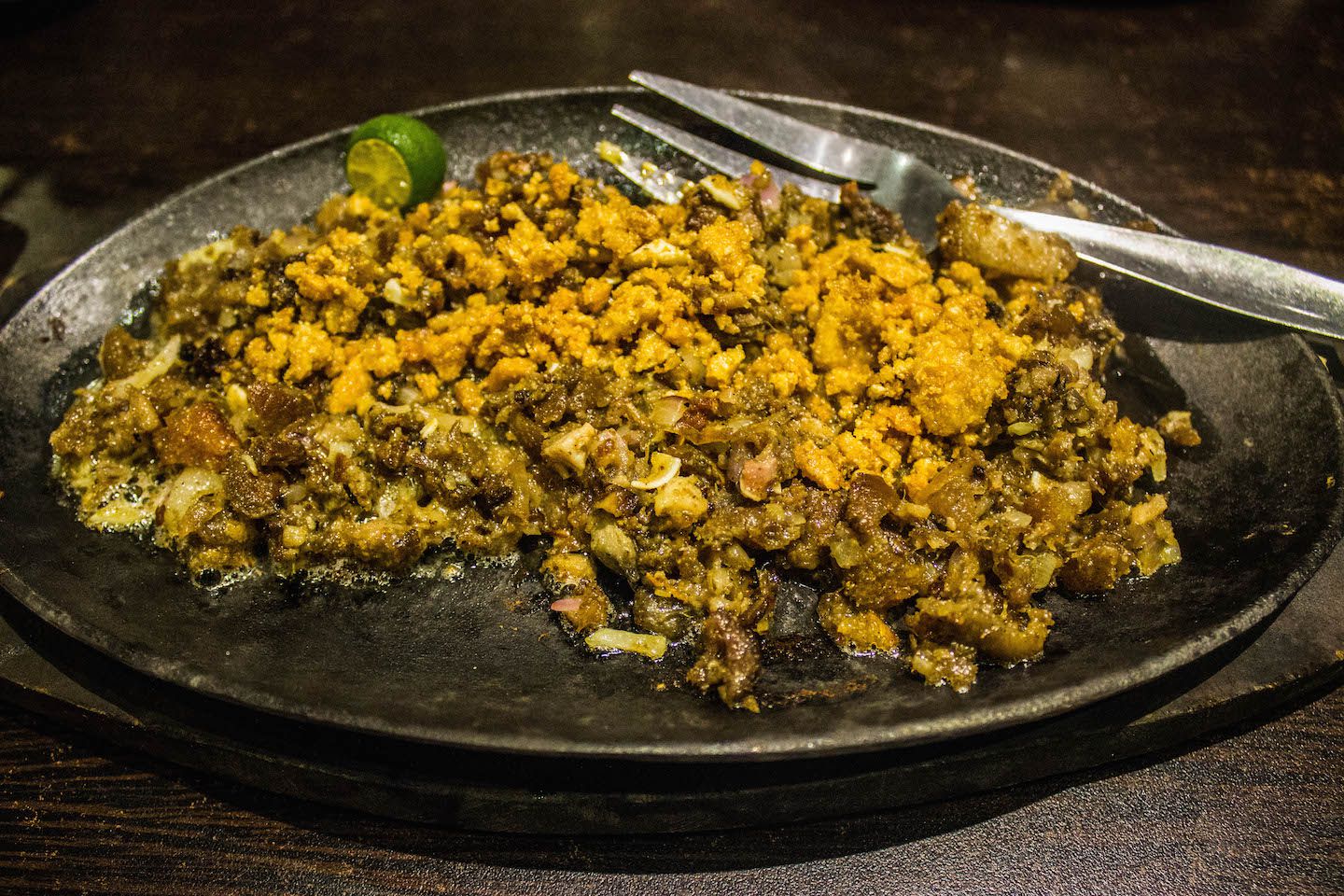 Sizzling Sisig in the Philippines