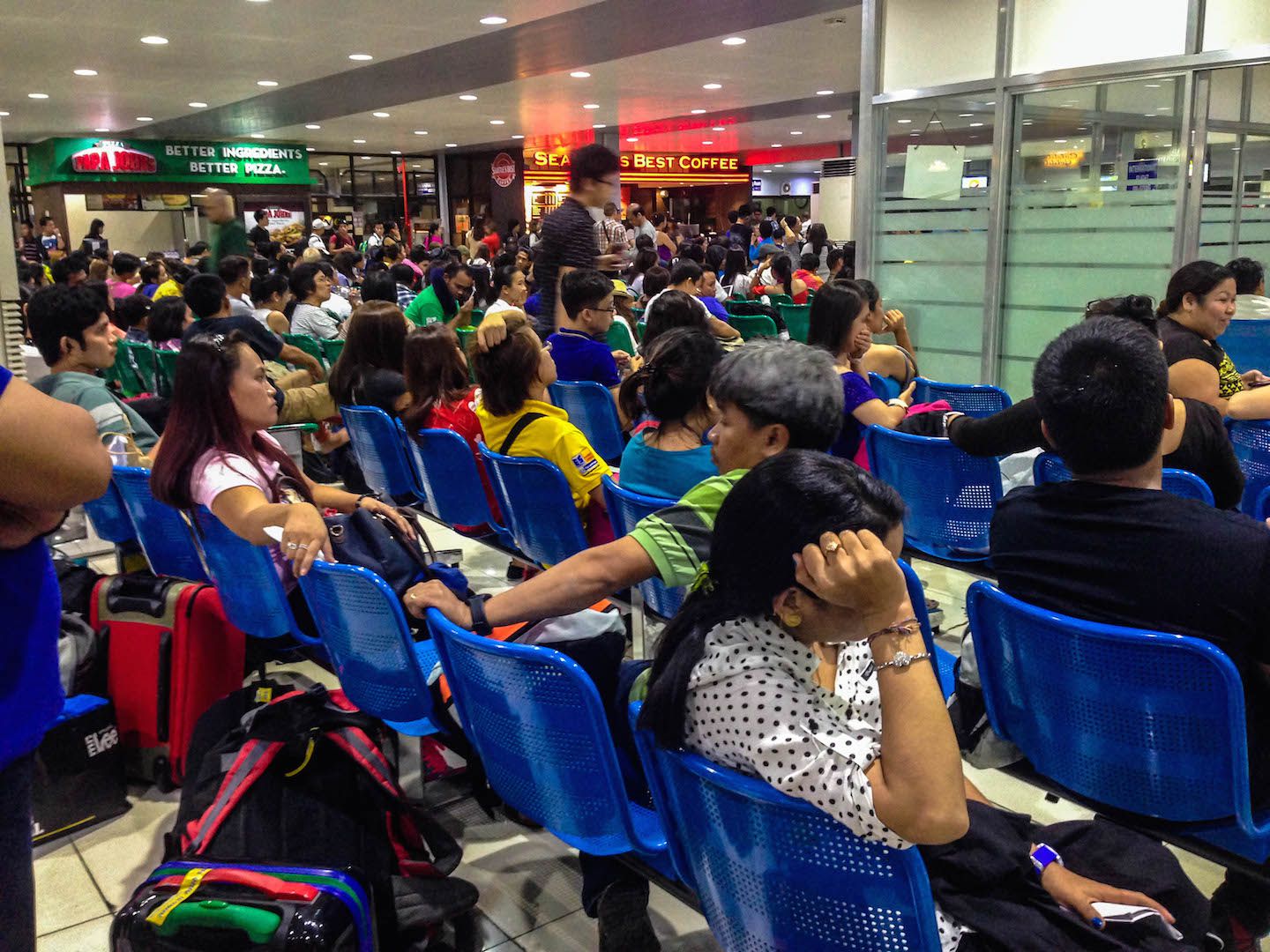 Domestic terminal, Manila airport, Philippines