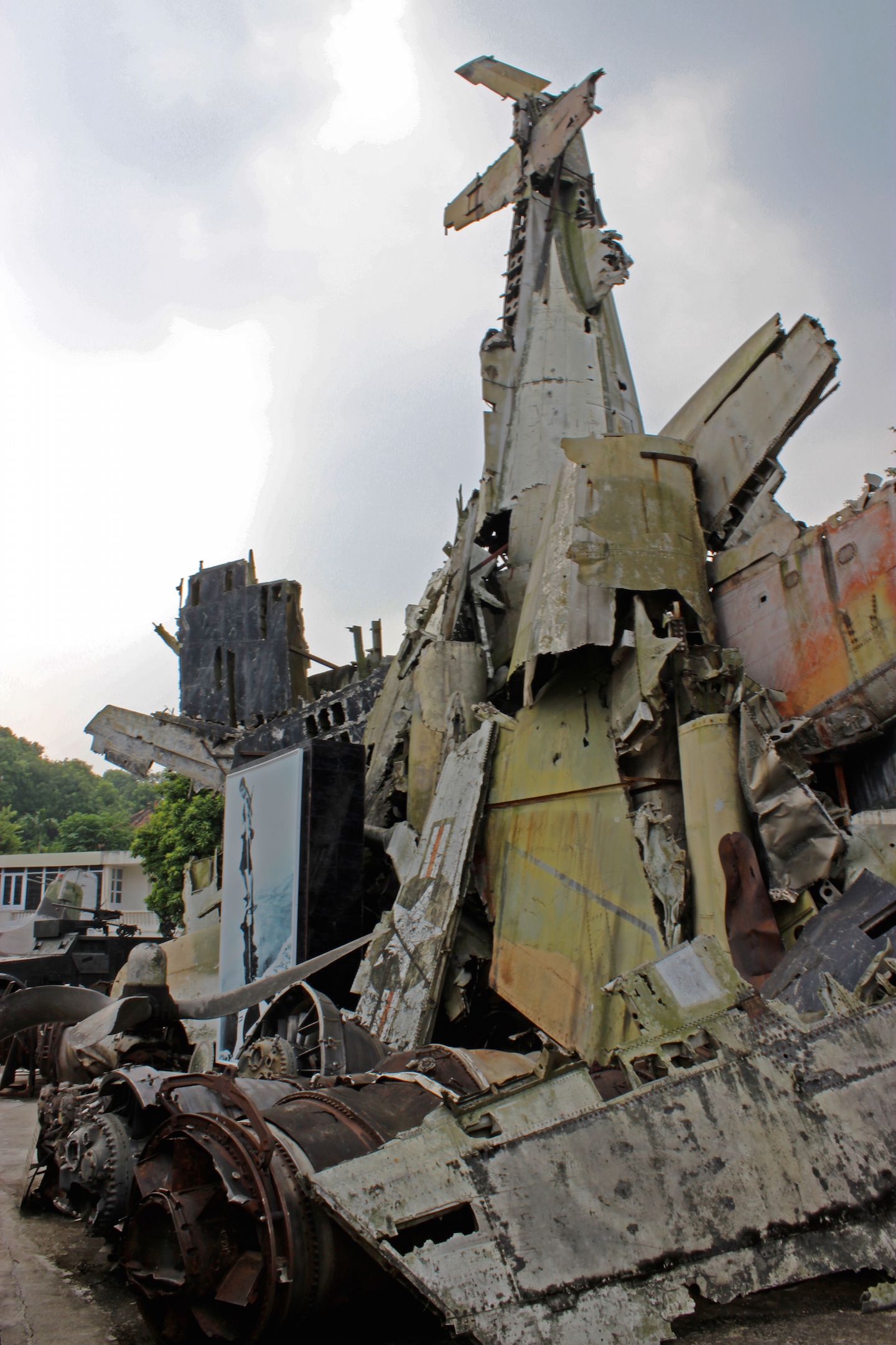 Planes wrecks at the War Museum