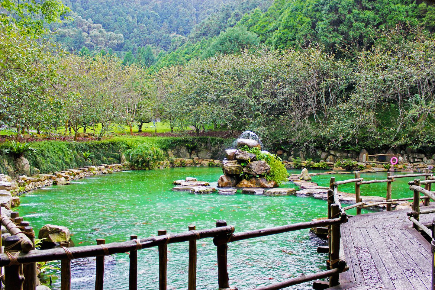 Pond at the Ita Thao Village