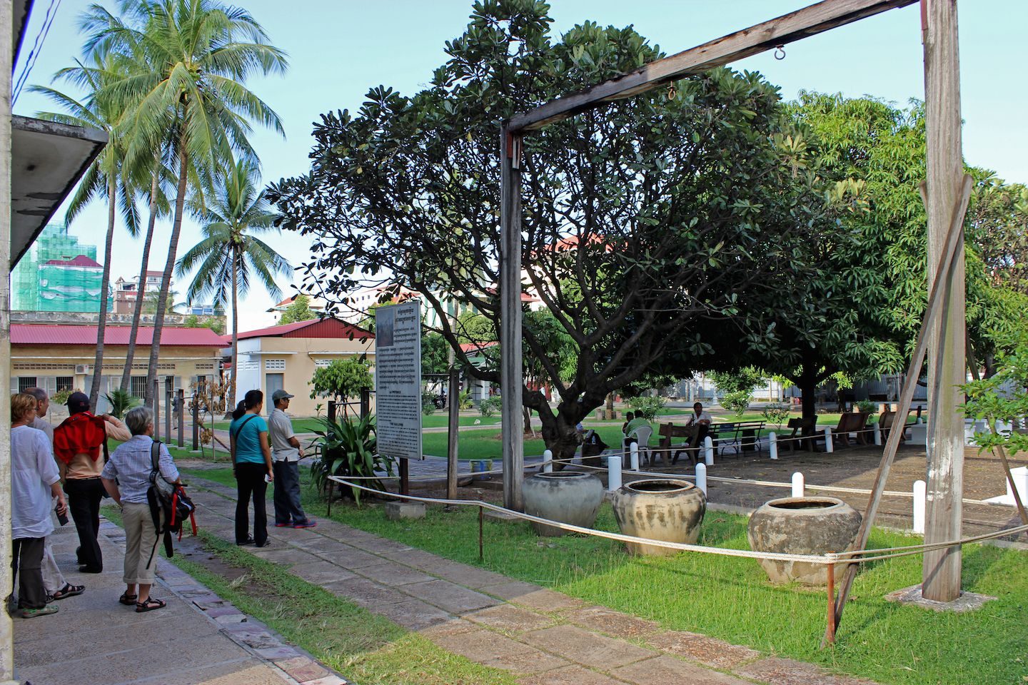 Prisoners would be hung upside down and interrogated at S-21