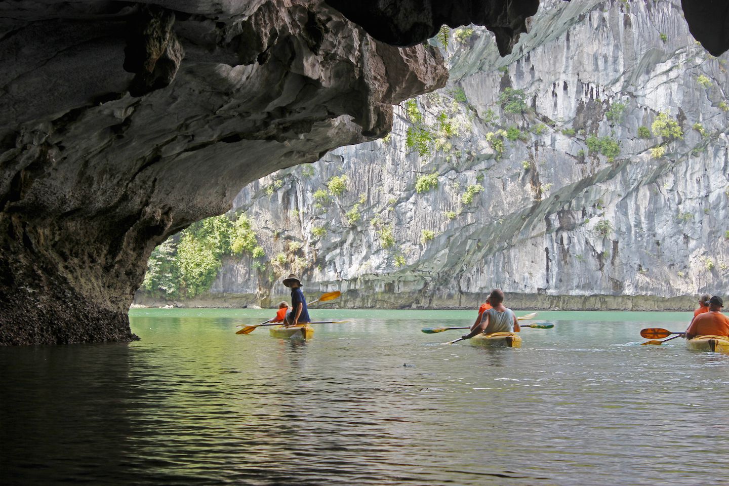 Reaching the hidden lagoon