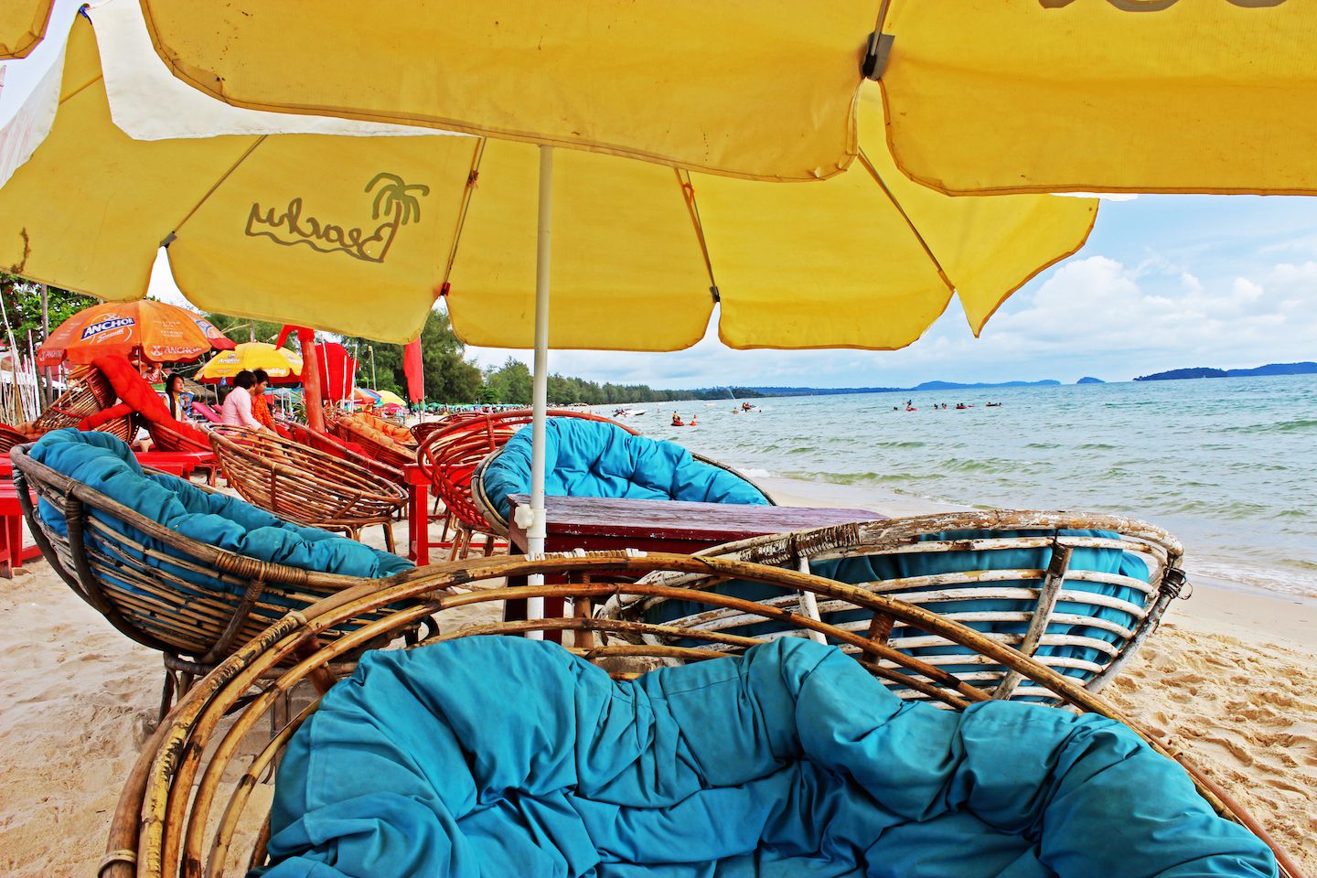 Relaxing at the Serendipity Beach in Sihanoukville