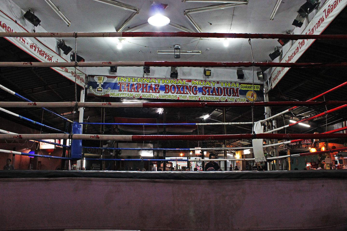 Ring at Thapae Boxing Stadium