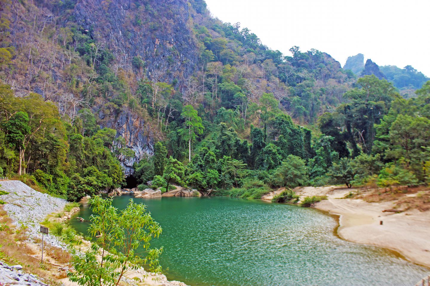 River leading to Konglor Cave, Laos