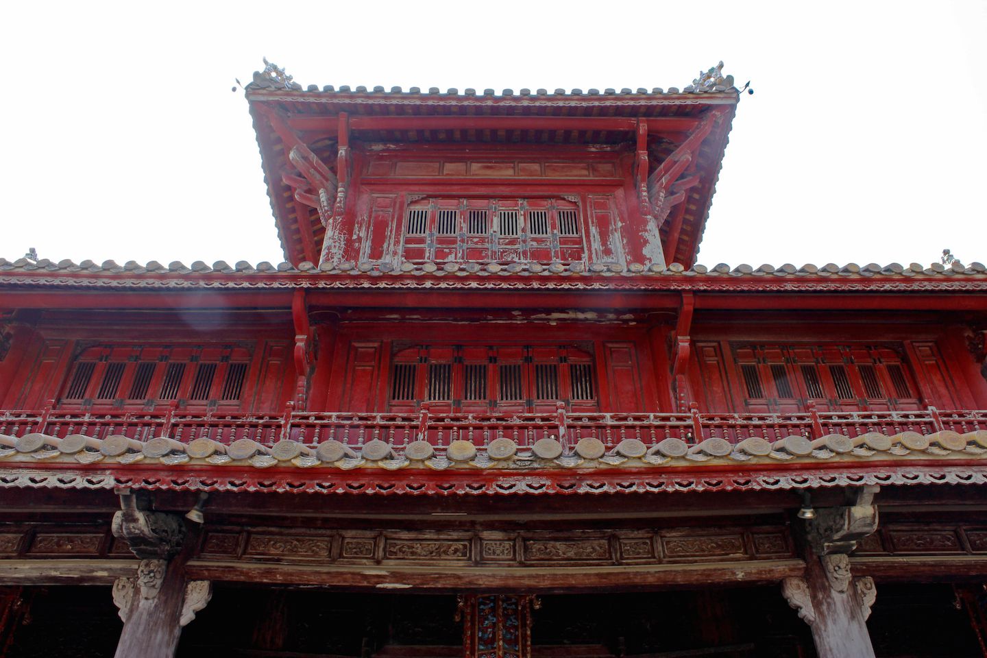 Roofs of one of the buildings at Hue's Imperial City
