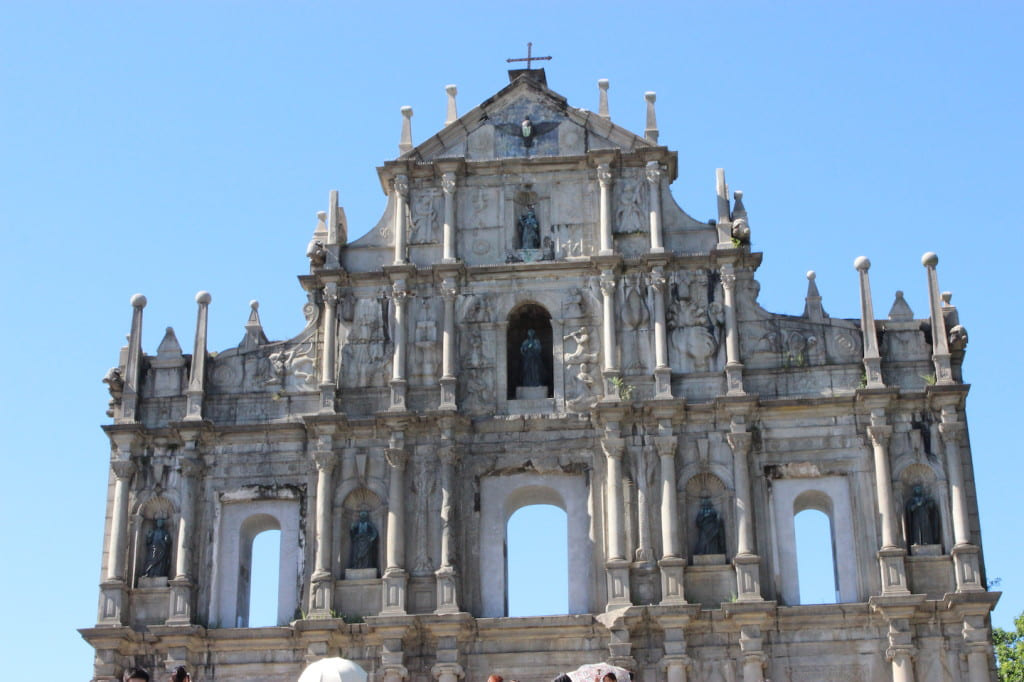 Ruins of St. Paul's last standing façade.