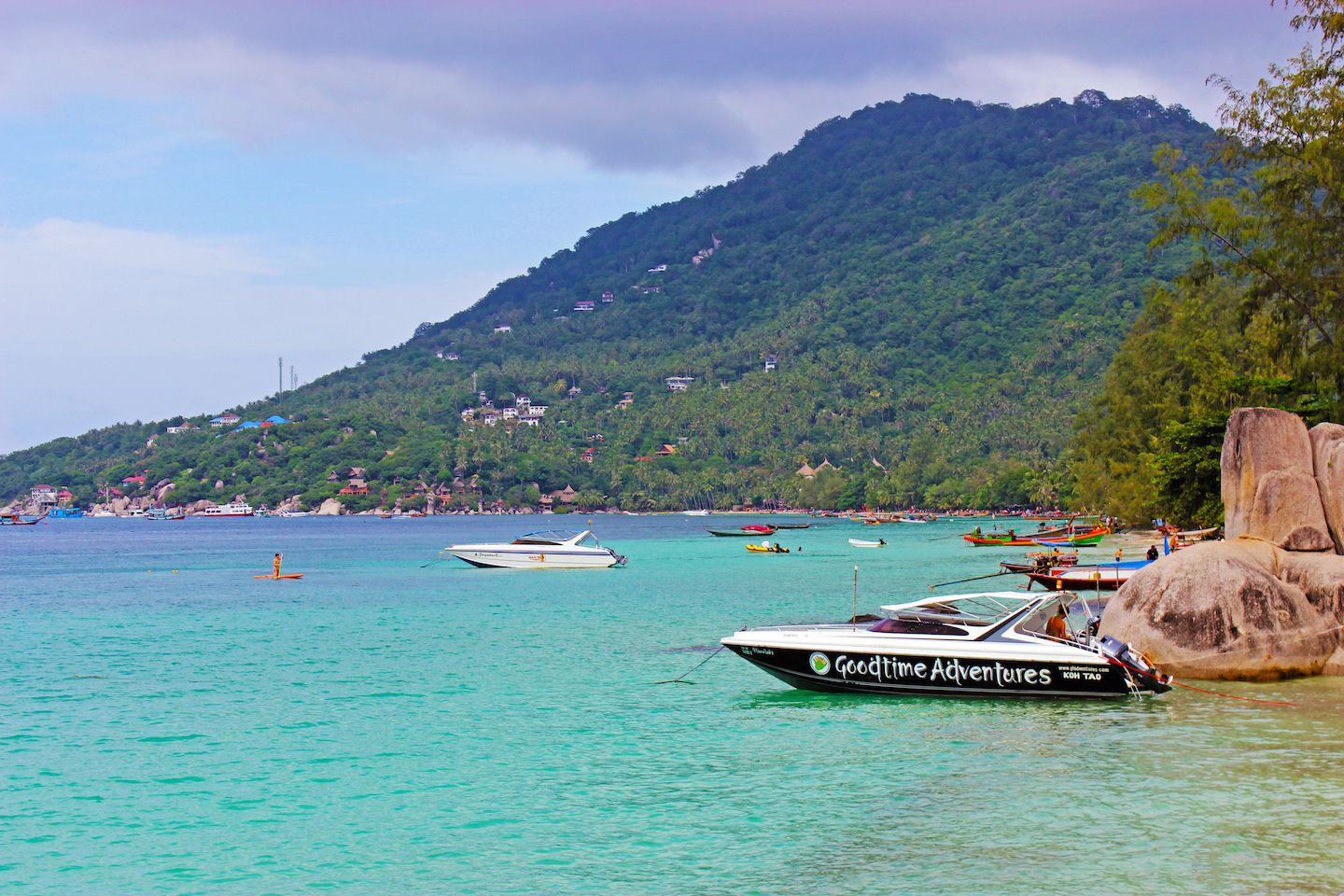 Sairee Beach in Koh Tao, Thailand