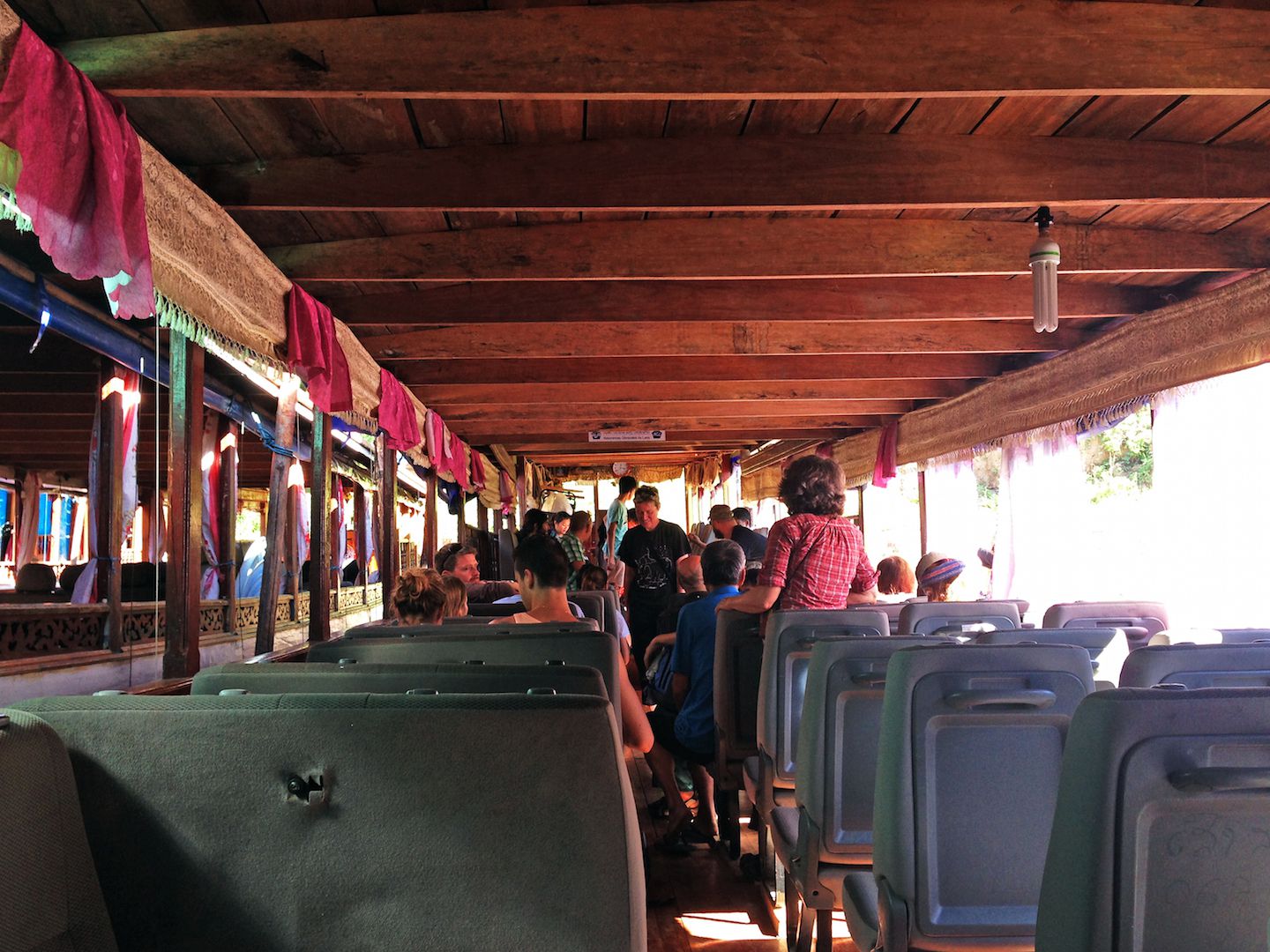 Seats on the boat