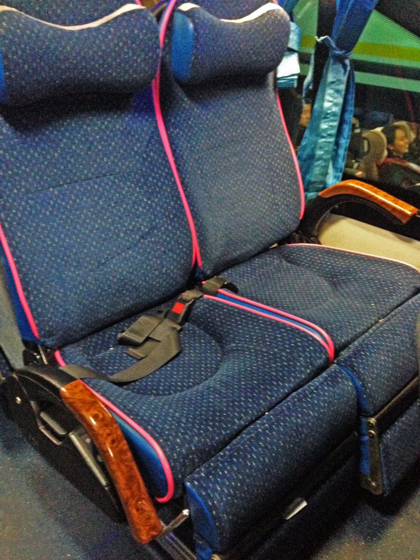Seats on the Thai government bus