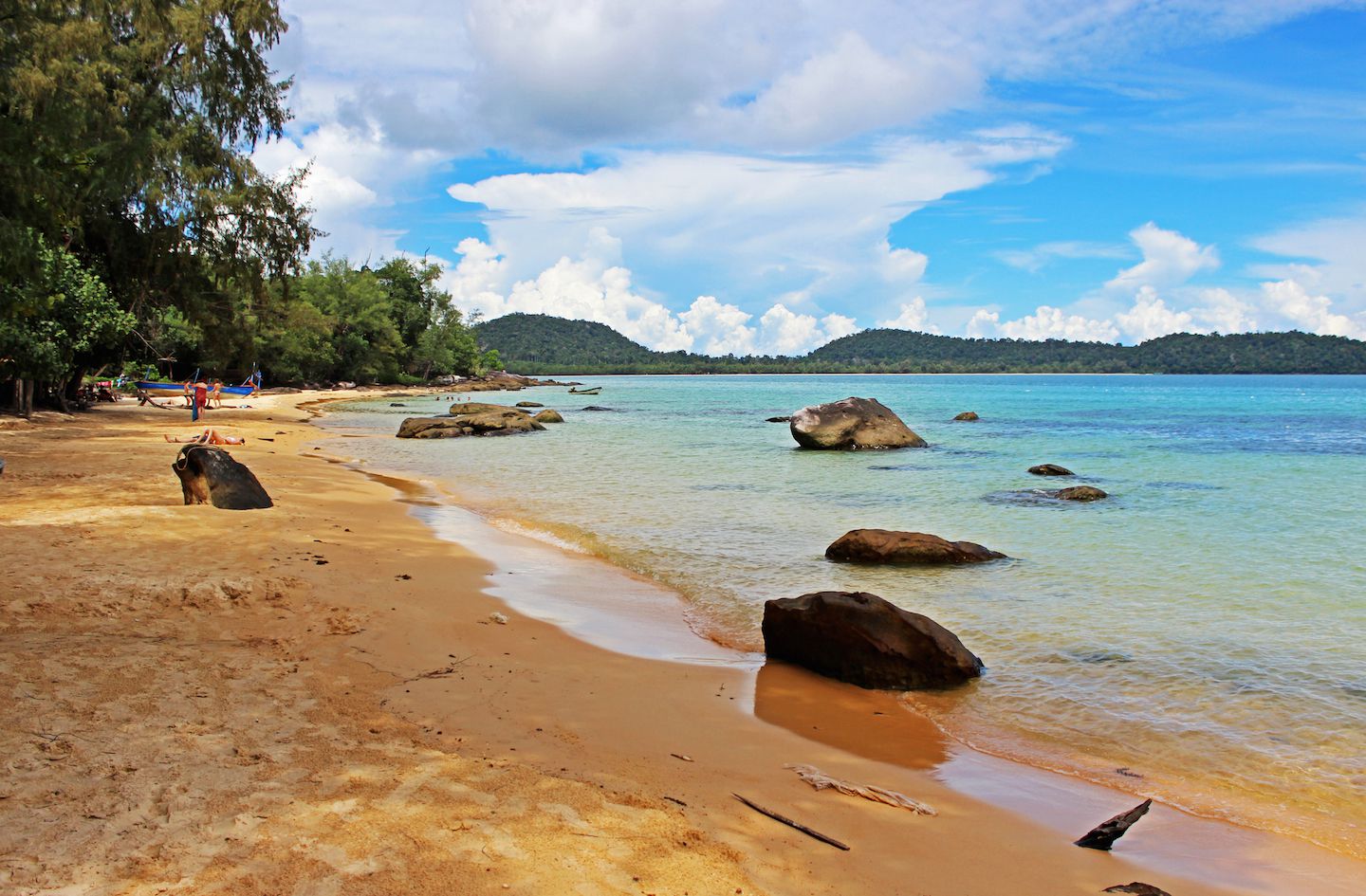 Secluded beach in Koh Rong