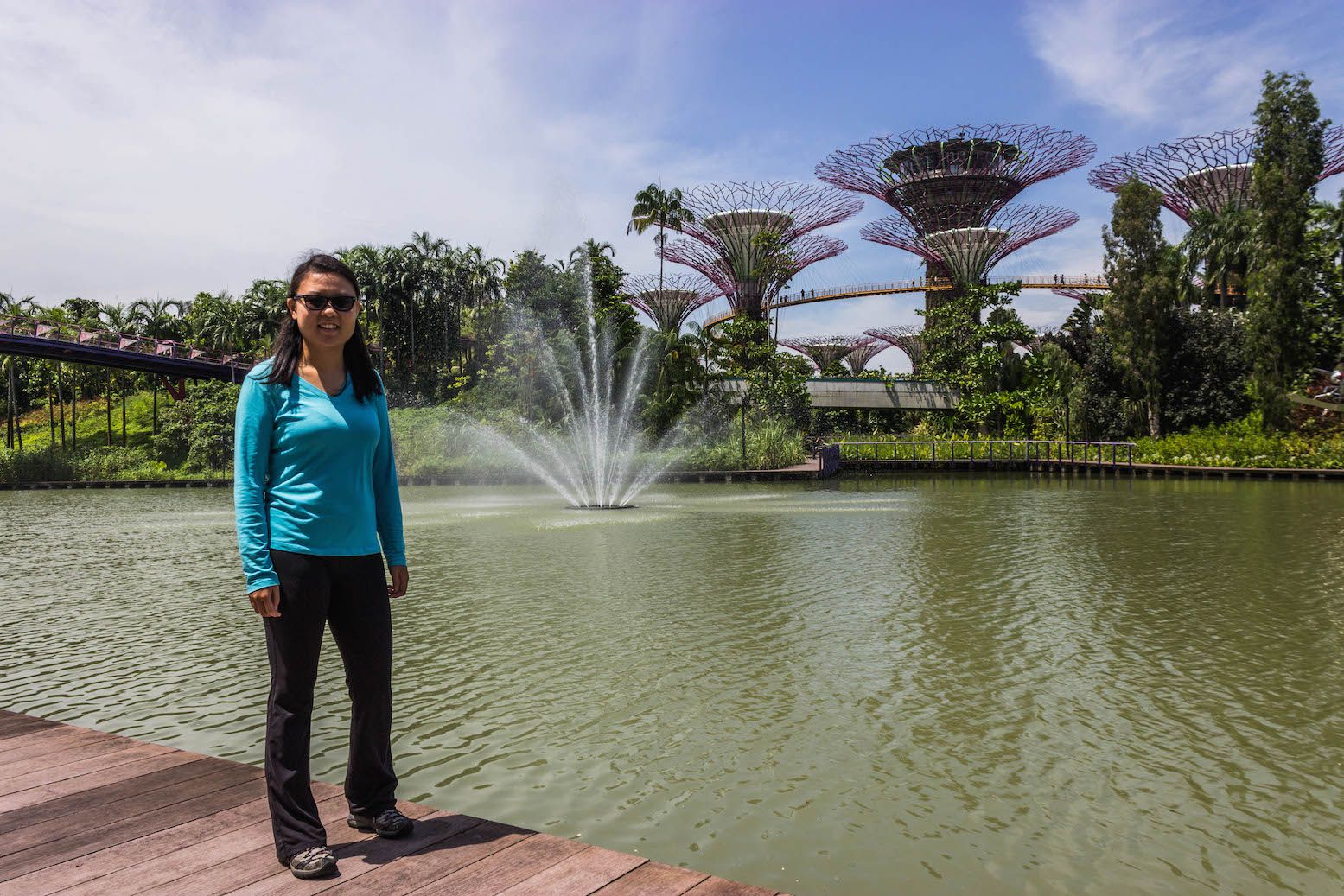 Julie at the Gardens by the Bay, Singapore