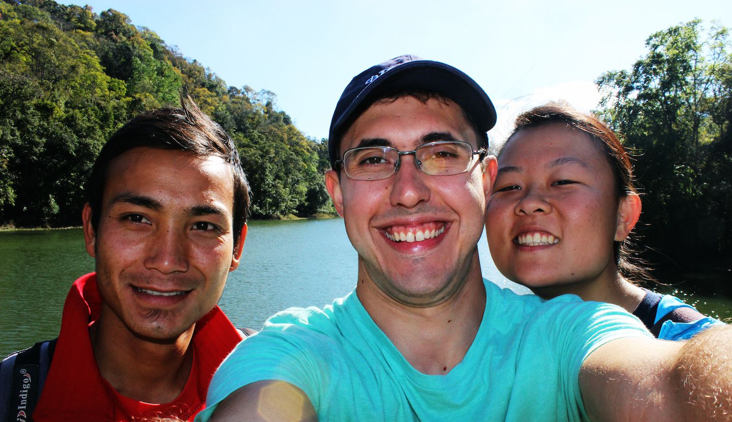 Sithu, Carlos and Julie, Kalaw, Myanmar