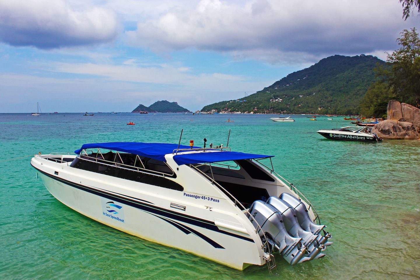 Speedboat in Koh Tao, Thailand