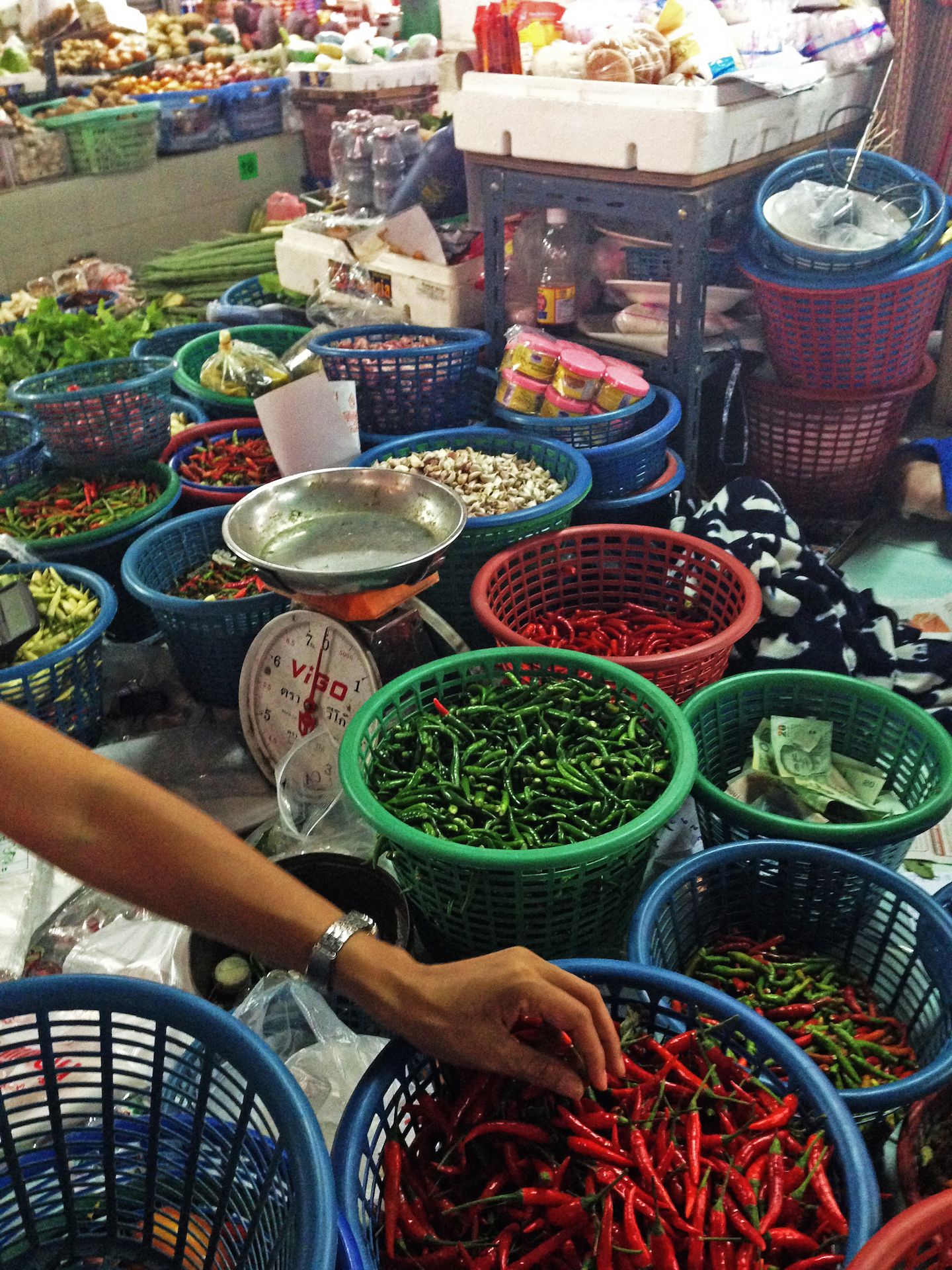 Spices at the local market, Bangkok, Thailand