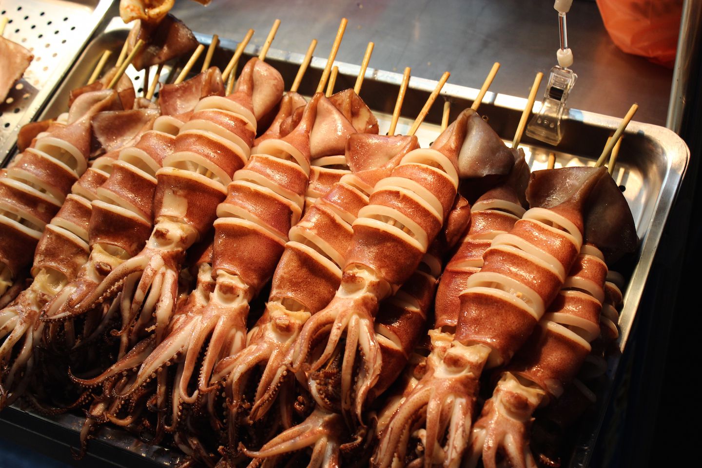 Squid on a stick