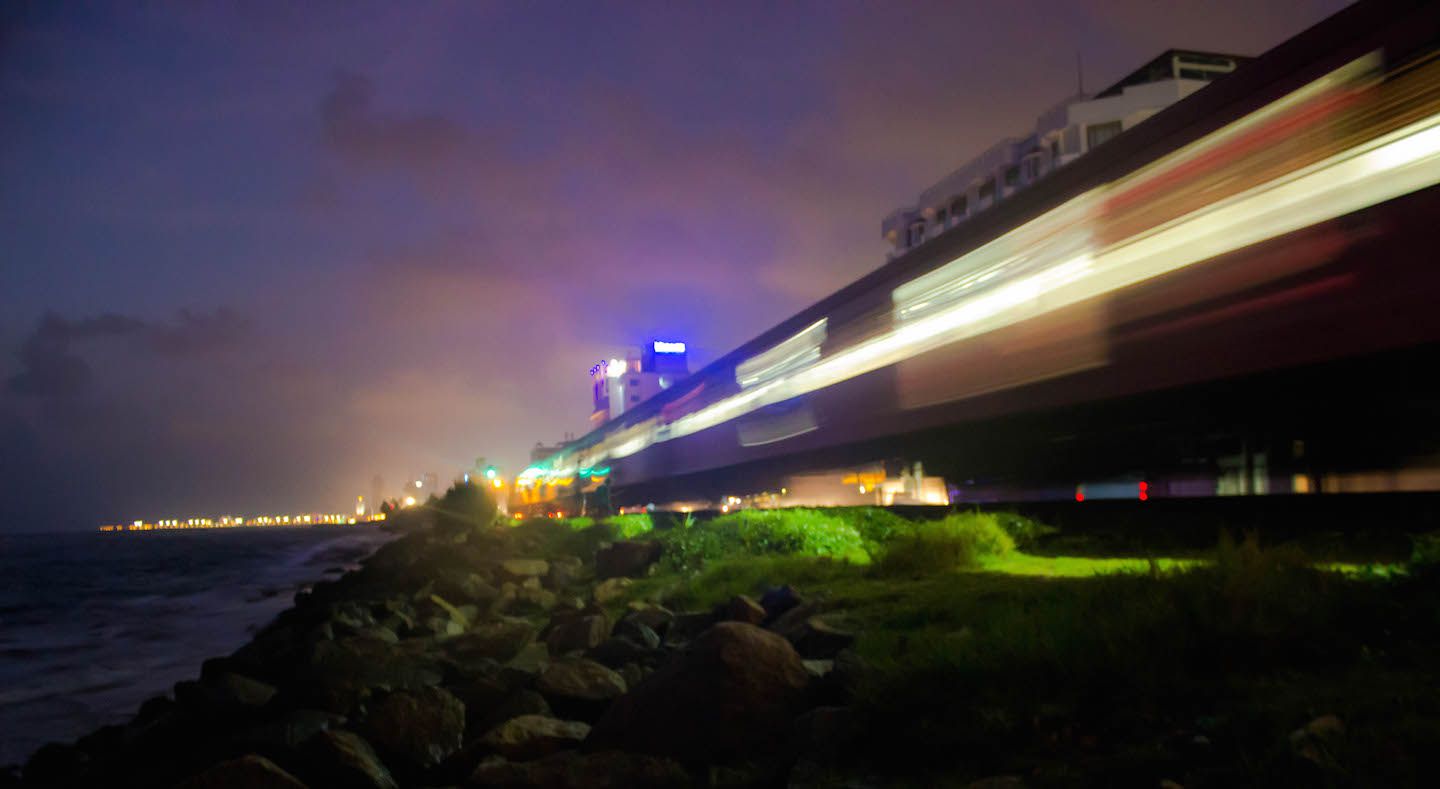 Local train in Colombo, Sri Lanka