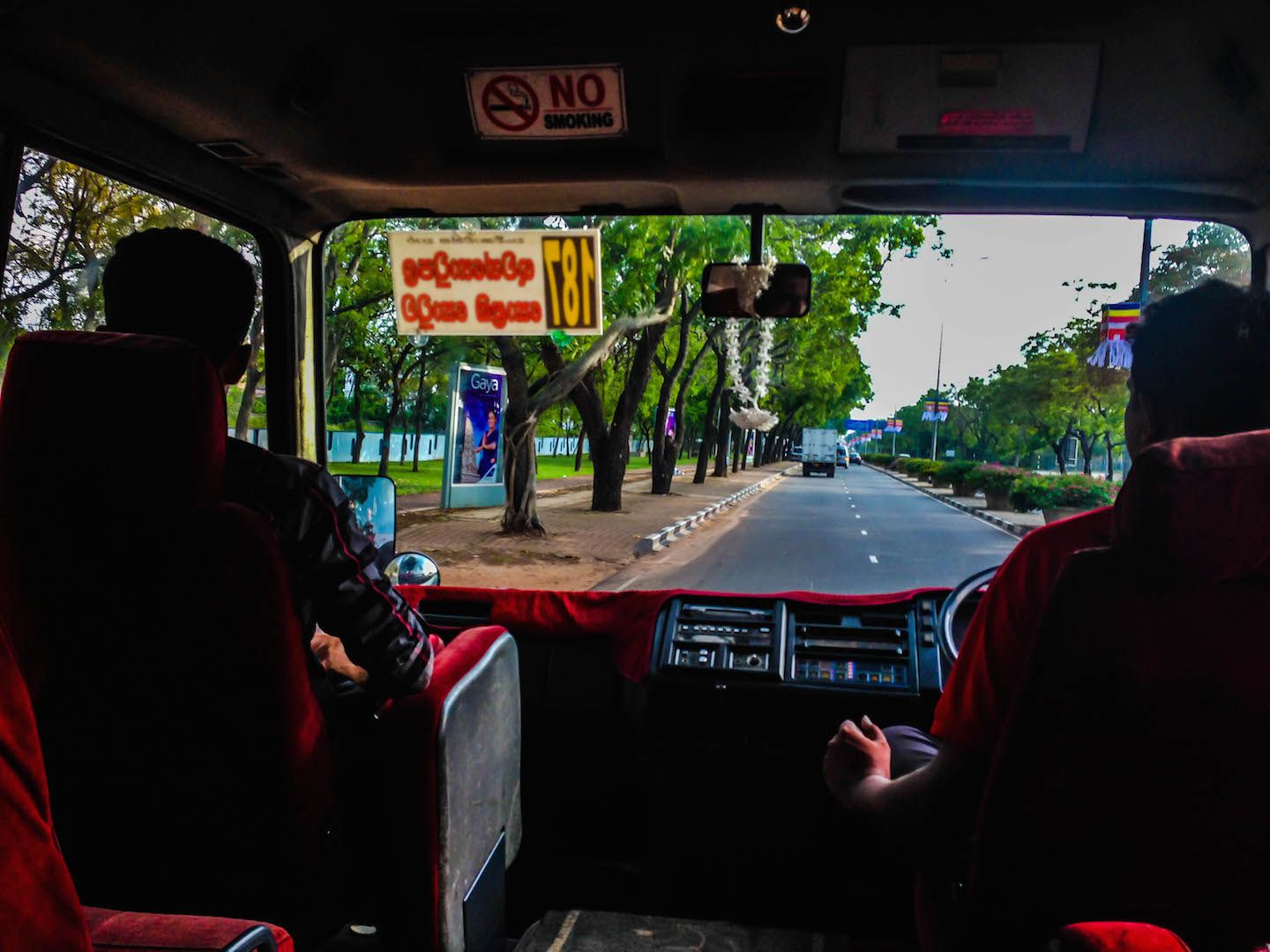 Local bus from Negombo to Colombo, Sri Lanka