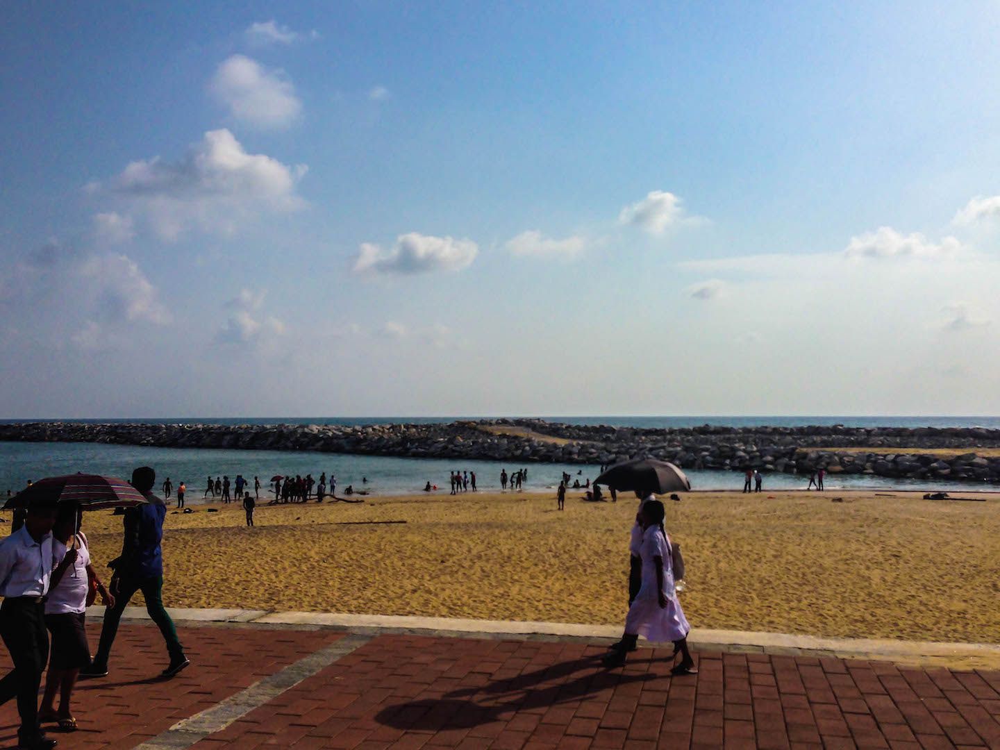 Beach in Colombo, Sri Lanka