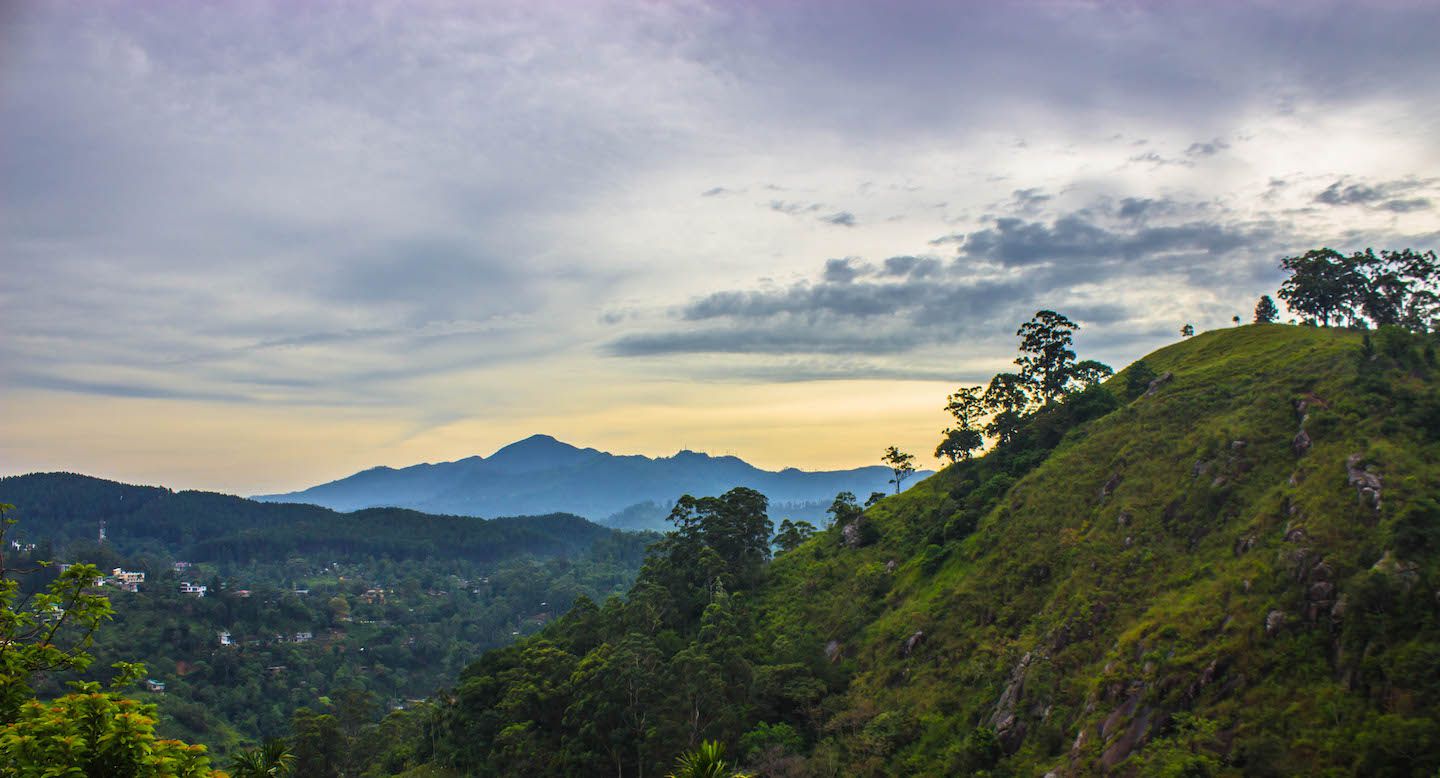 View of the Ella gap, Ella, Sri Lanka