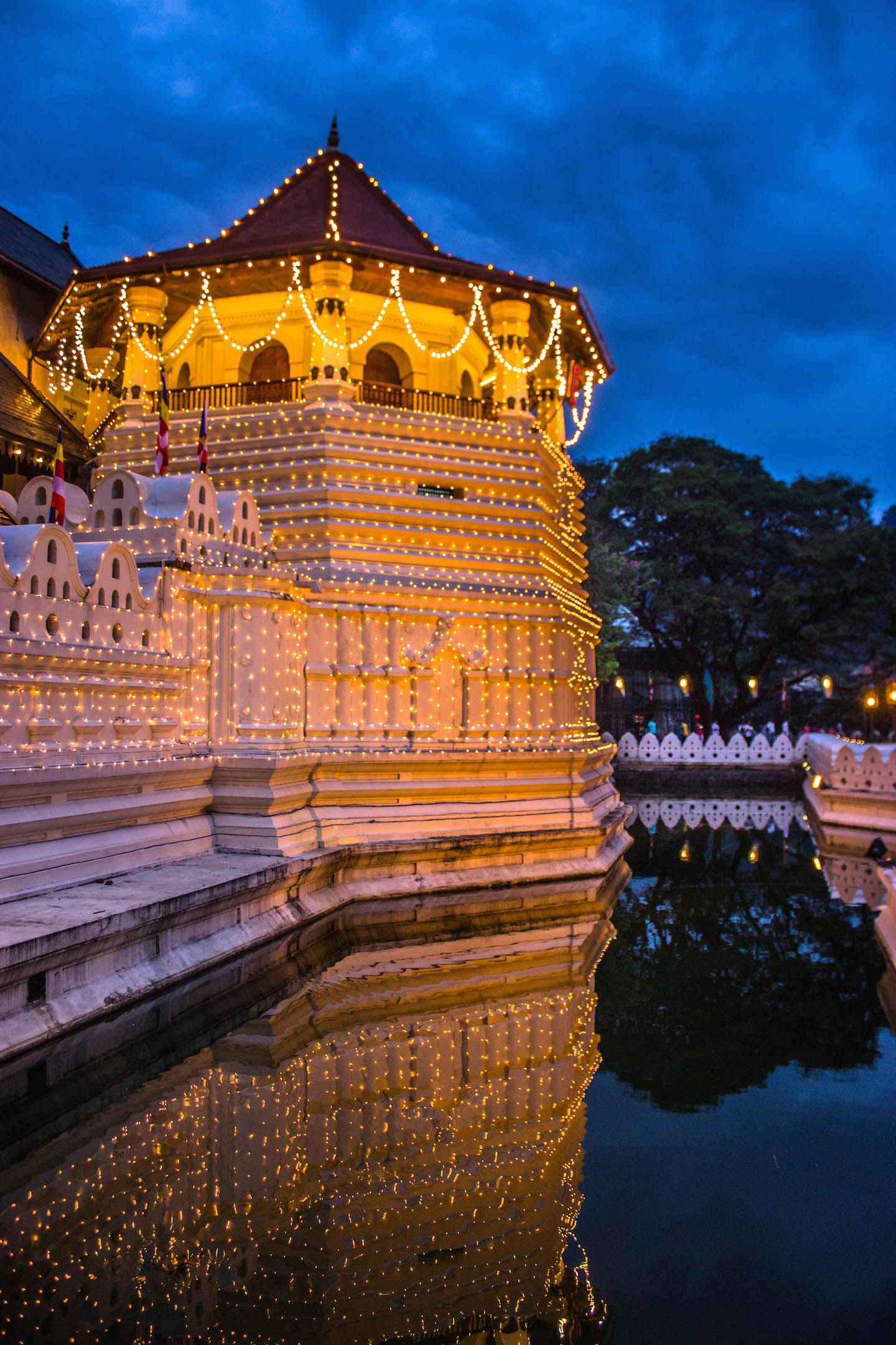 Moat at the Temple of the Tooth, Kandy, Sri Lanka