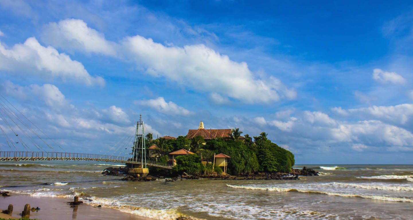 Temple in Matara, Sri Lanka
