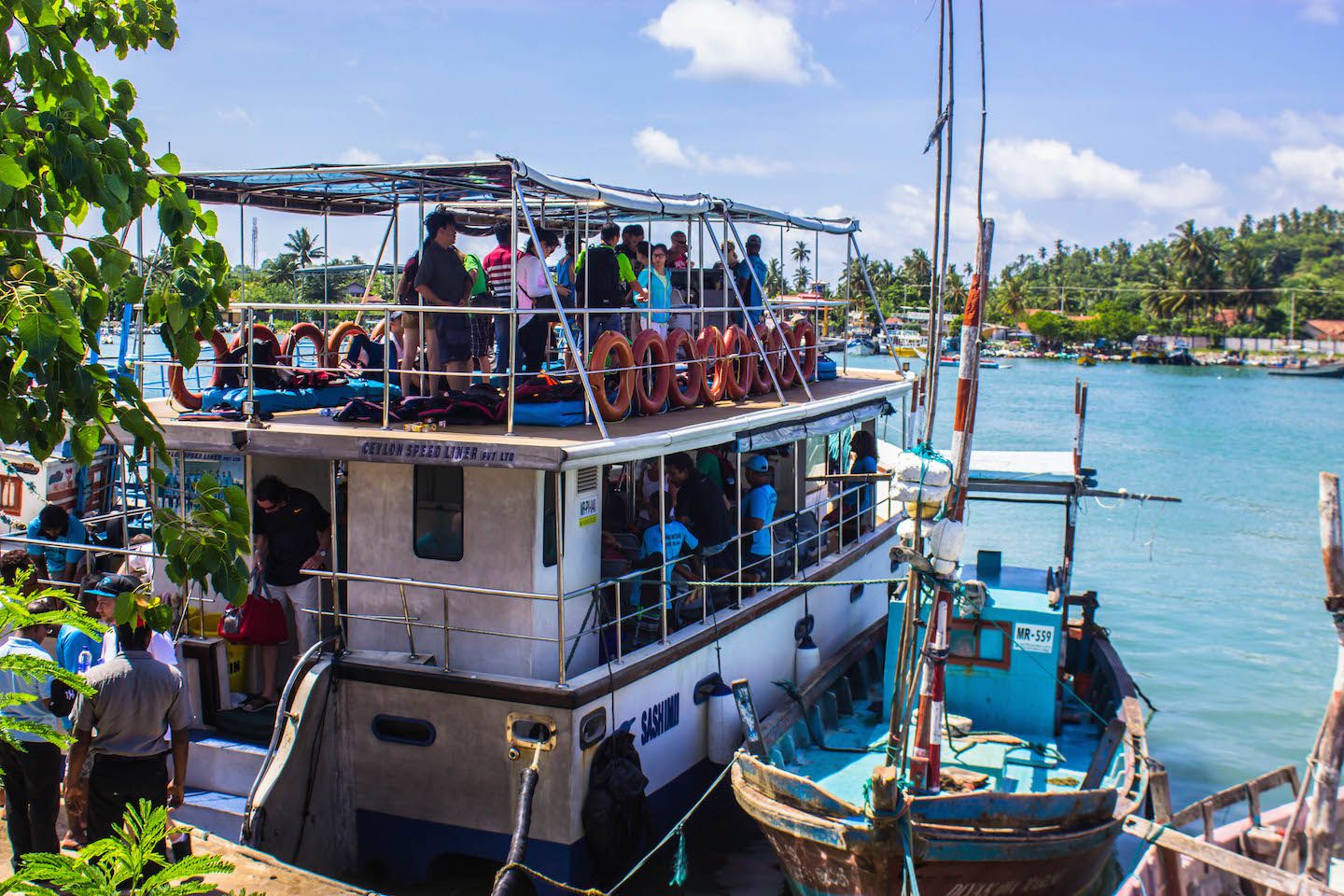 Our whale watching boat, Mirissa, Sri Lanka