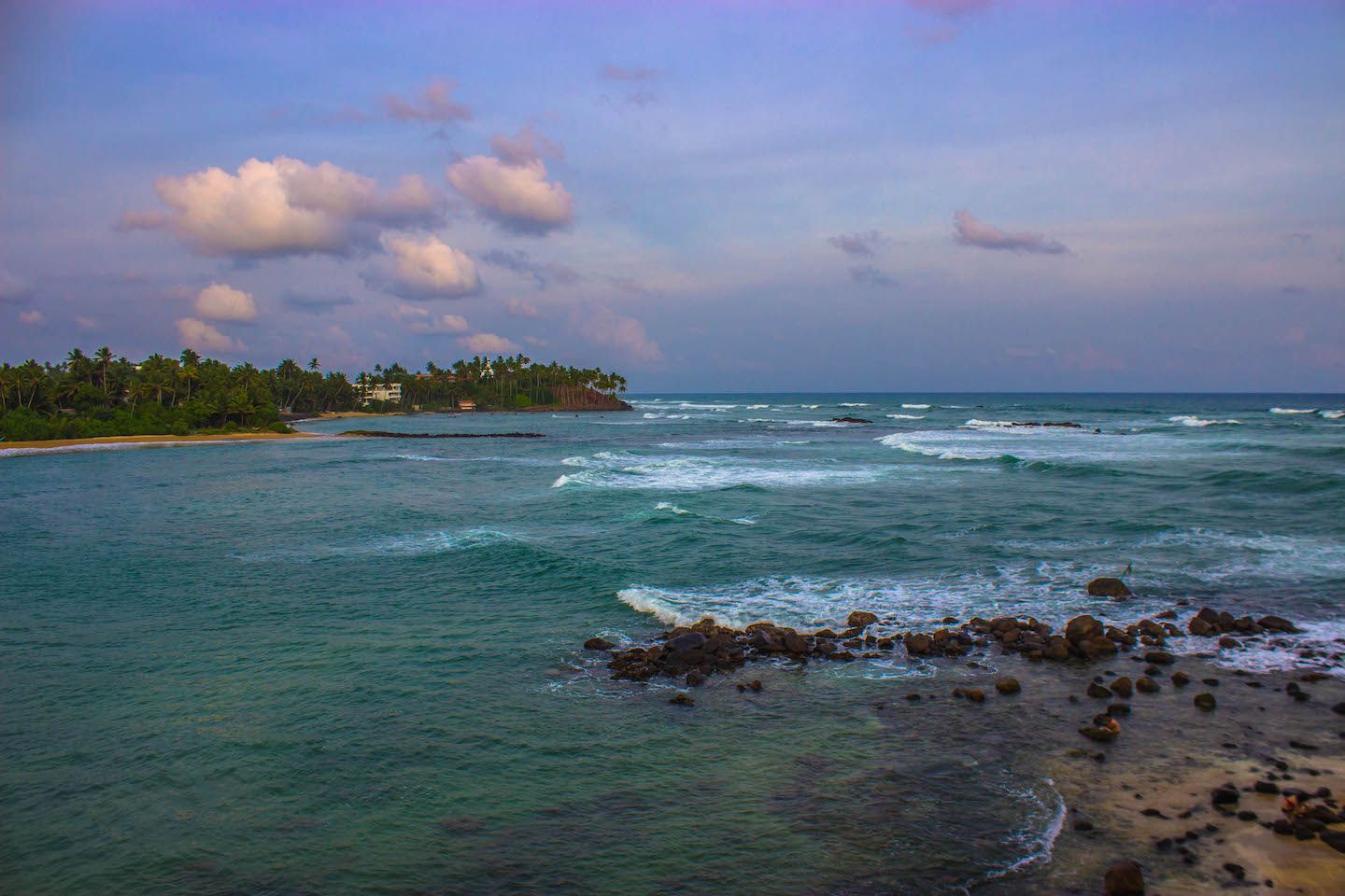 View from the rocky pinnacle, Mirissa, Sri Lanka