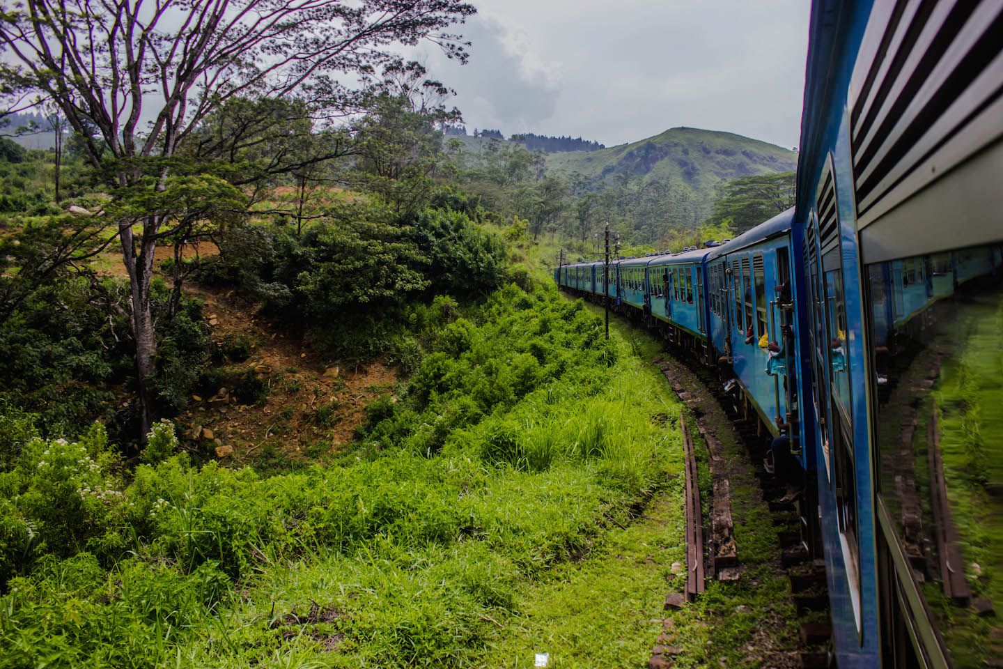 Train ride from Kandy to Nuwara Eliya, Sri Lanka