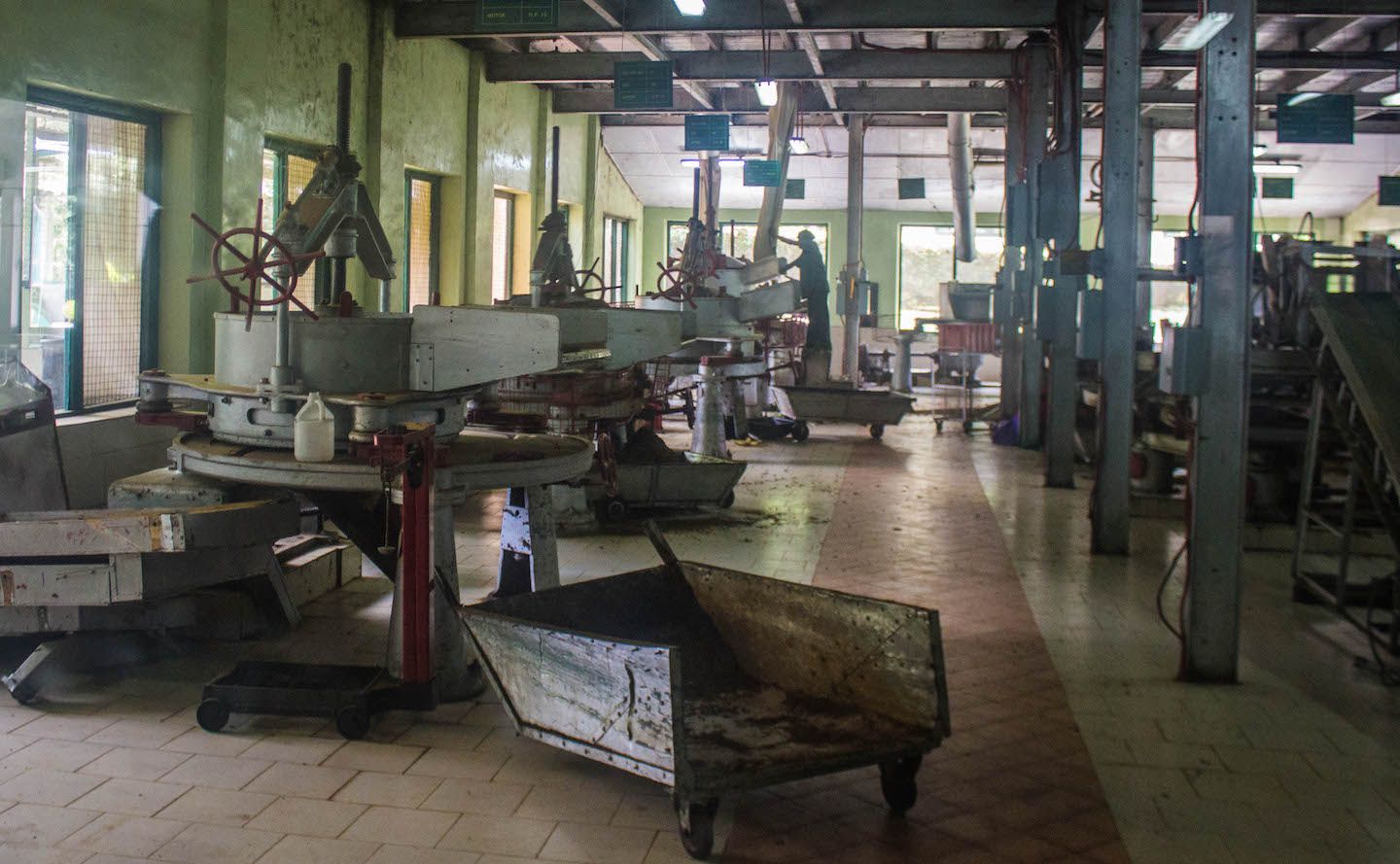 Inside the Mackwoods Tea Factory, Nuwara Eliya, Sri Lanka