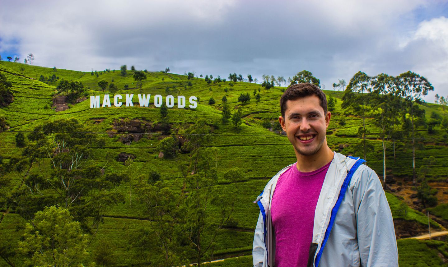 Carlos at the Mackwoods Tea Factory, Nuwara Eliya, Sri Lanka