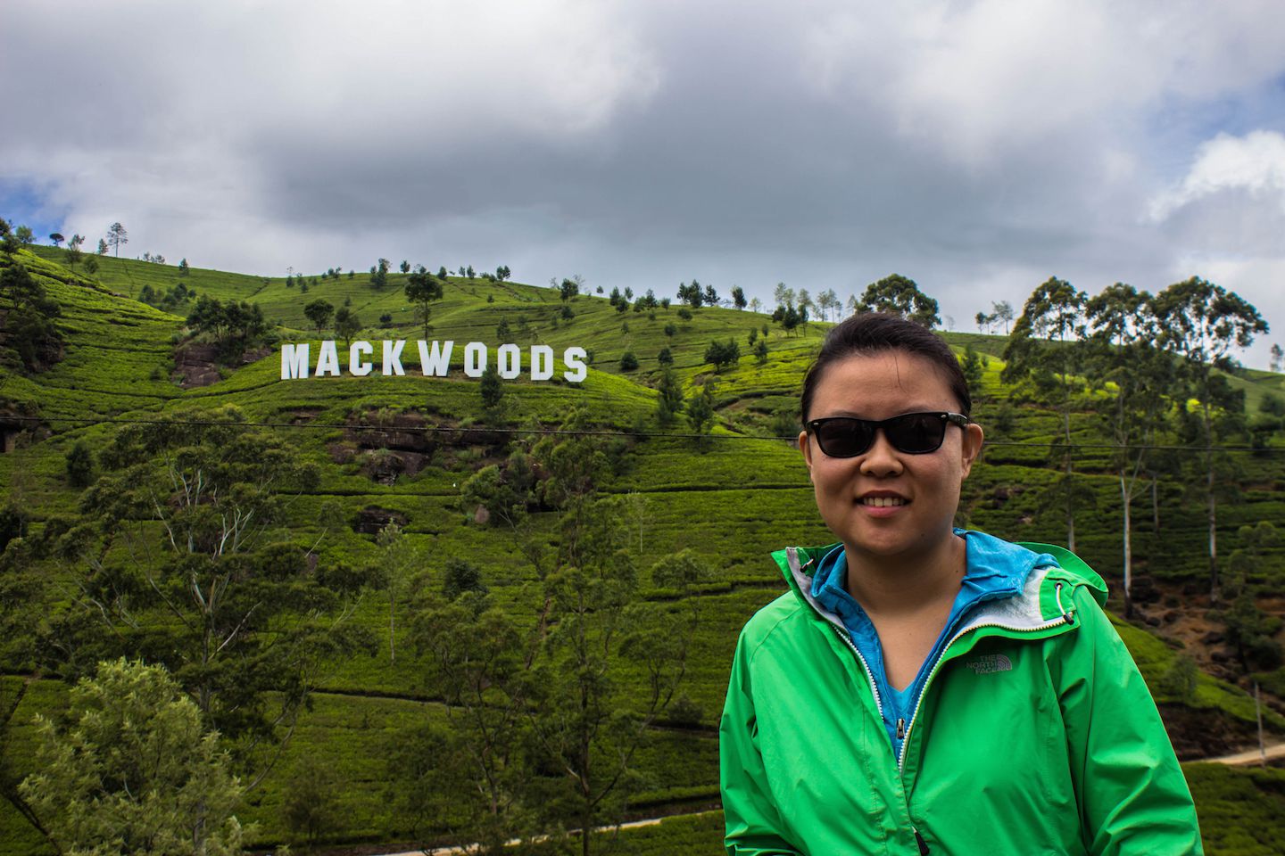 Julie at the Mackwoods Tea Factory, Nuwara Eliya, Sri Lanka