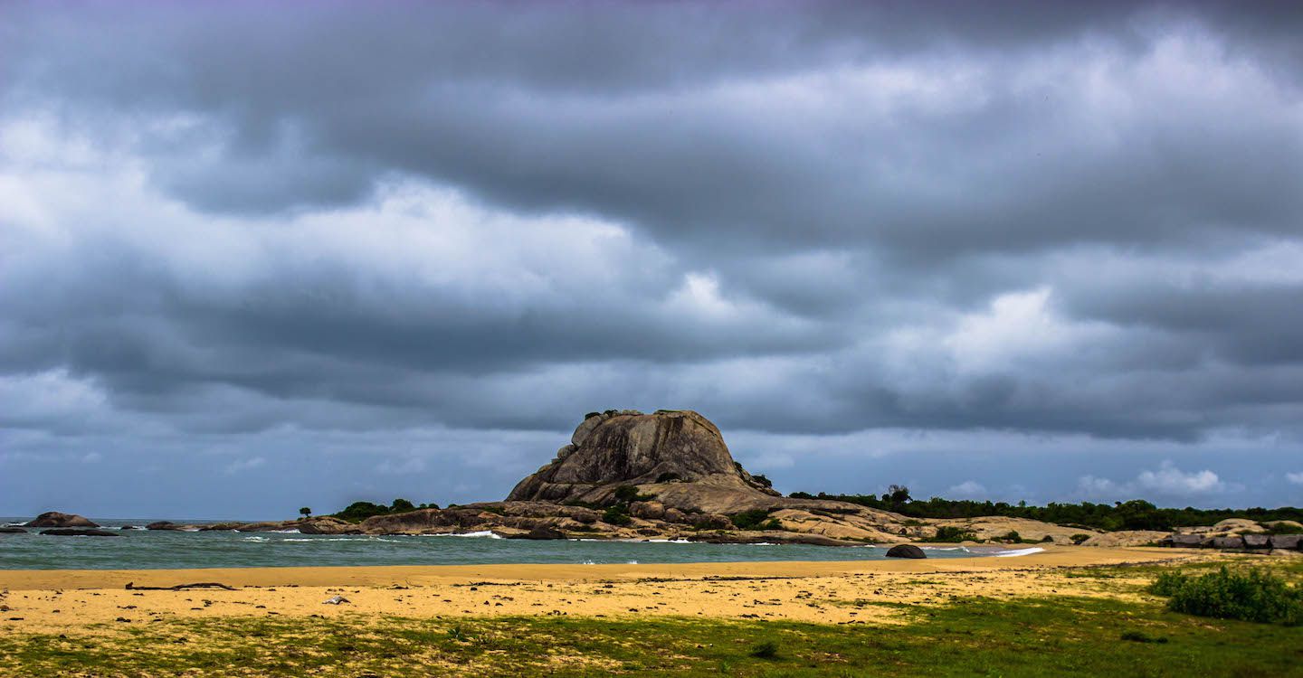 Beach at the Yala National Park, Sri Lanka