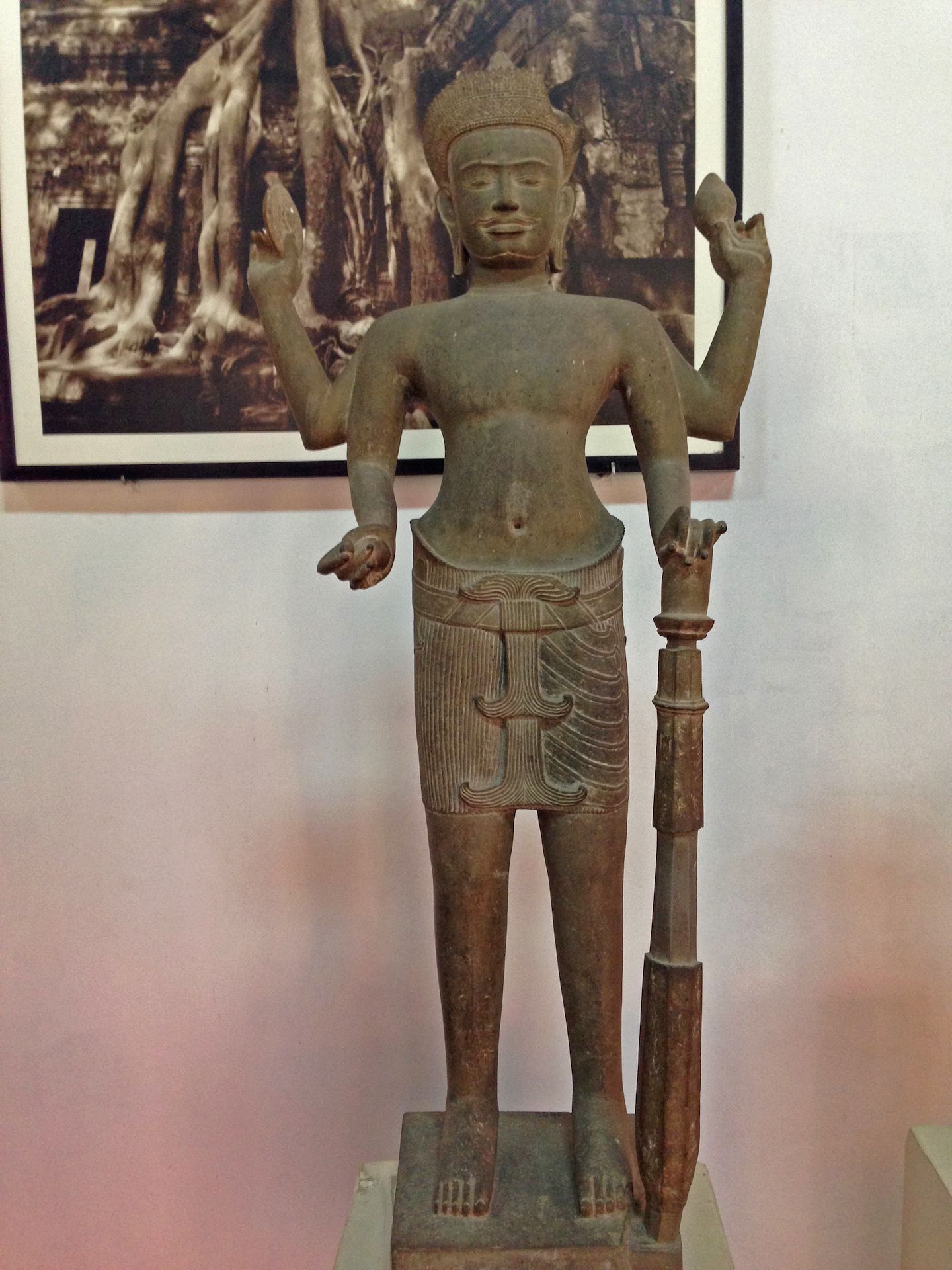 Statue of Vishnu at the National Museum in Phnom Penh