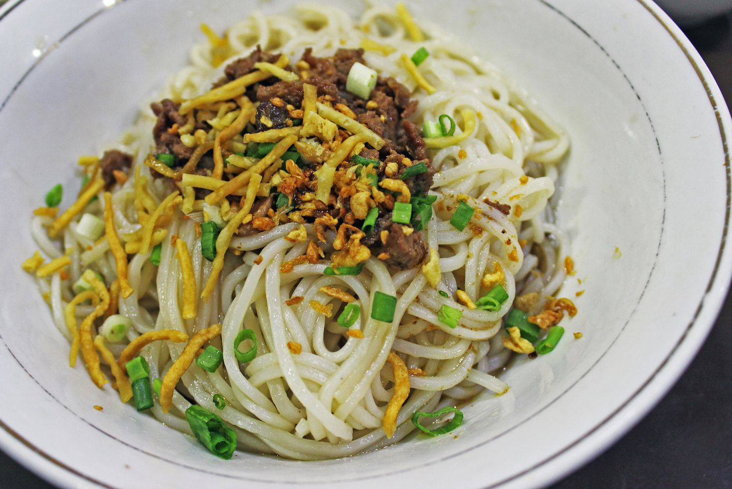 Sticky Shan noodles