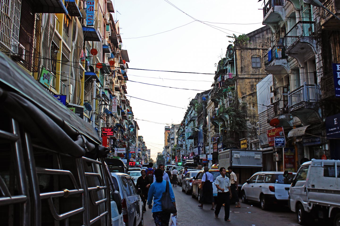 Streets of Yangon, Myanmar