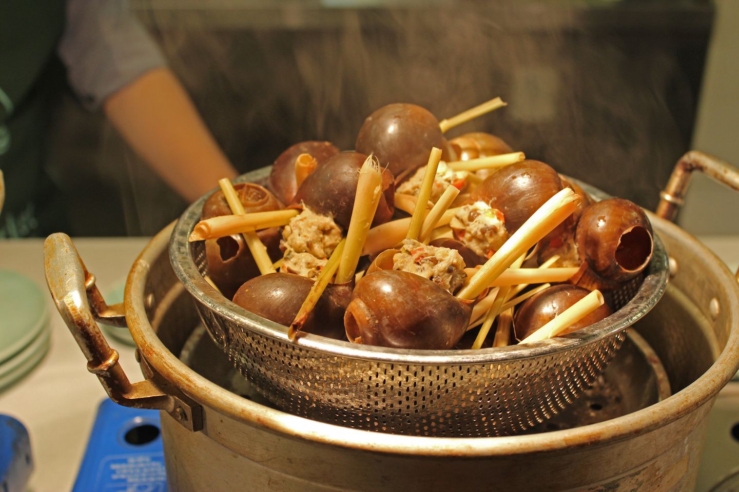 Stuffed snail - yummy