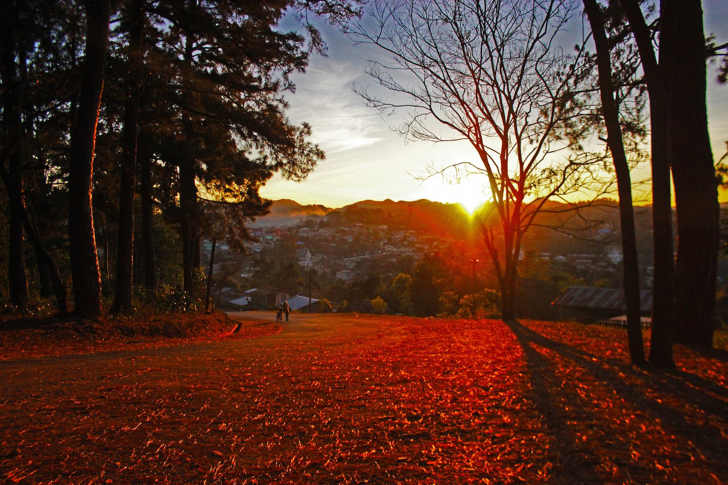 Sunset over Kalaw, Myanmar