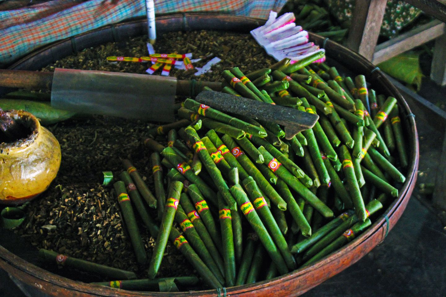 Sweet cigarettes in Inle Lake, Myanmar