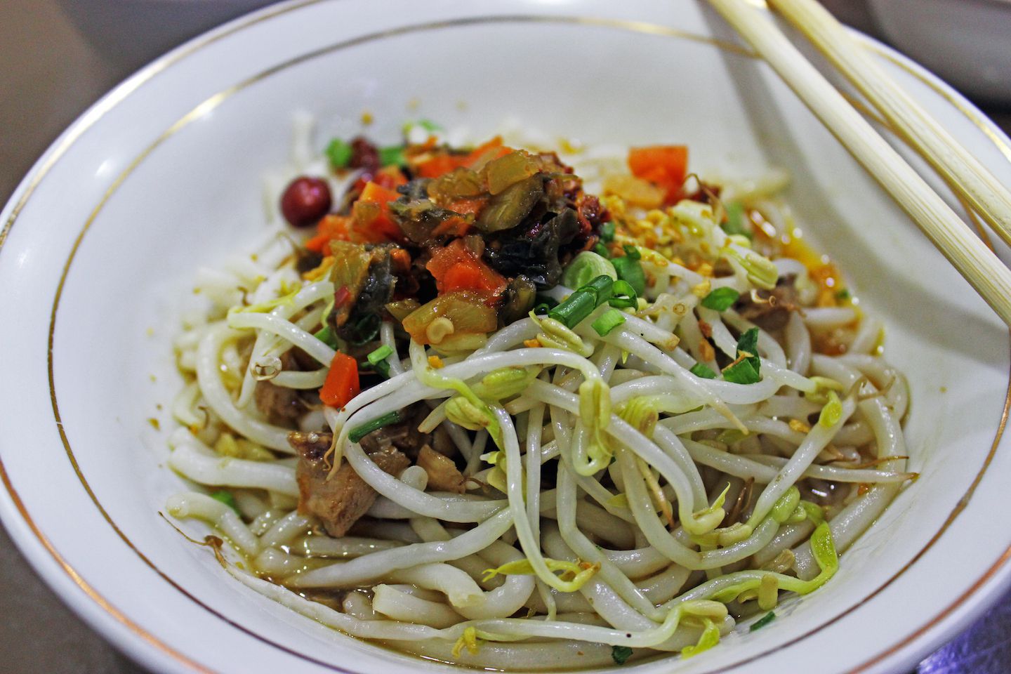 Shan noodle with sweet dressing