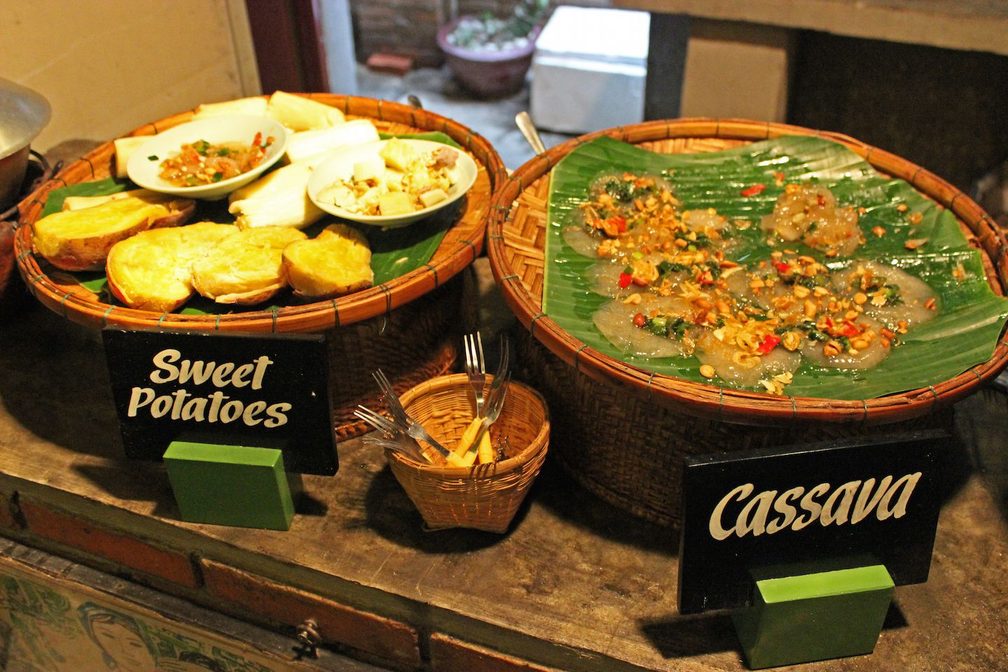 Sweet potato and cassava