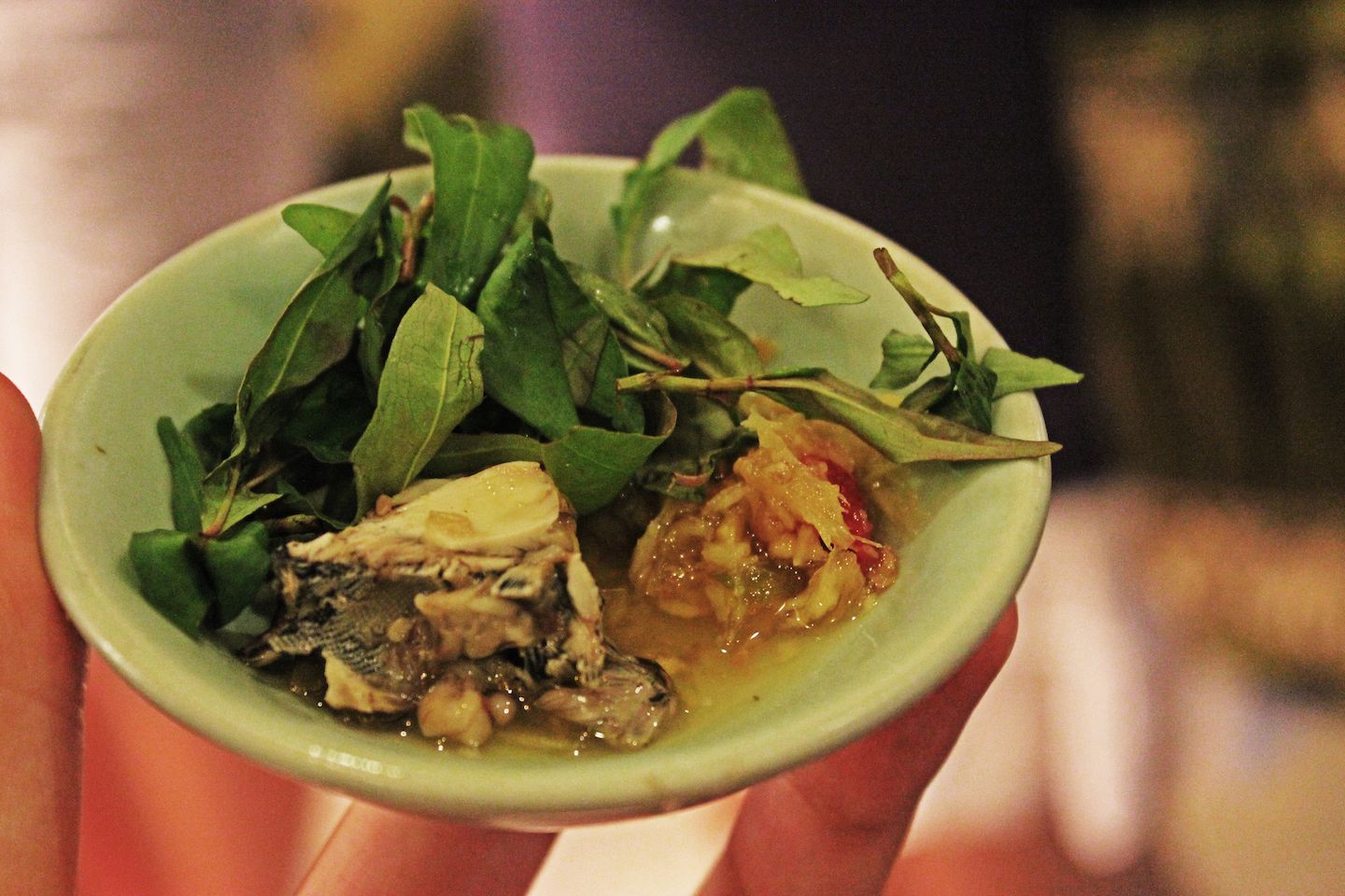 Tasting duck egg embryo