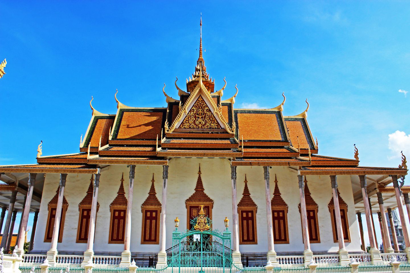 Temple of the Emerald Buddha at the Royal Palace in Phnom Penh