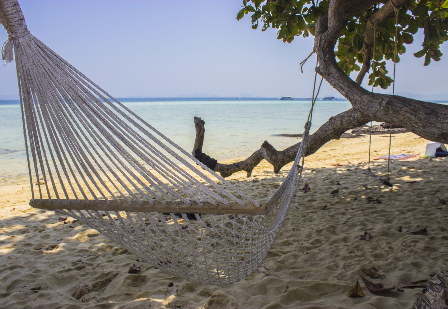 Hammock on the beach of Koh Kradan, Thailand