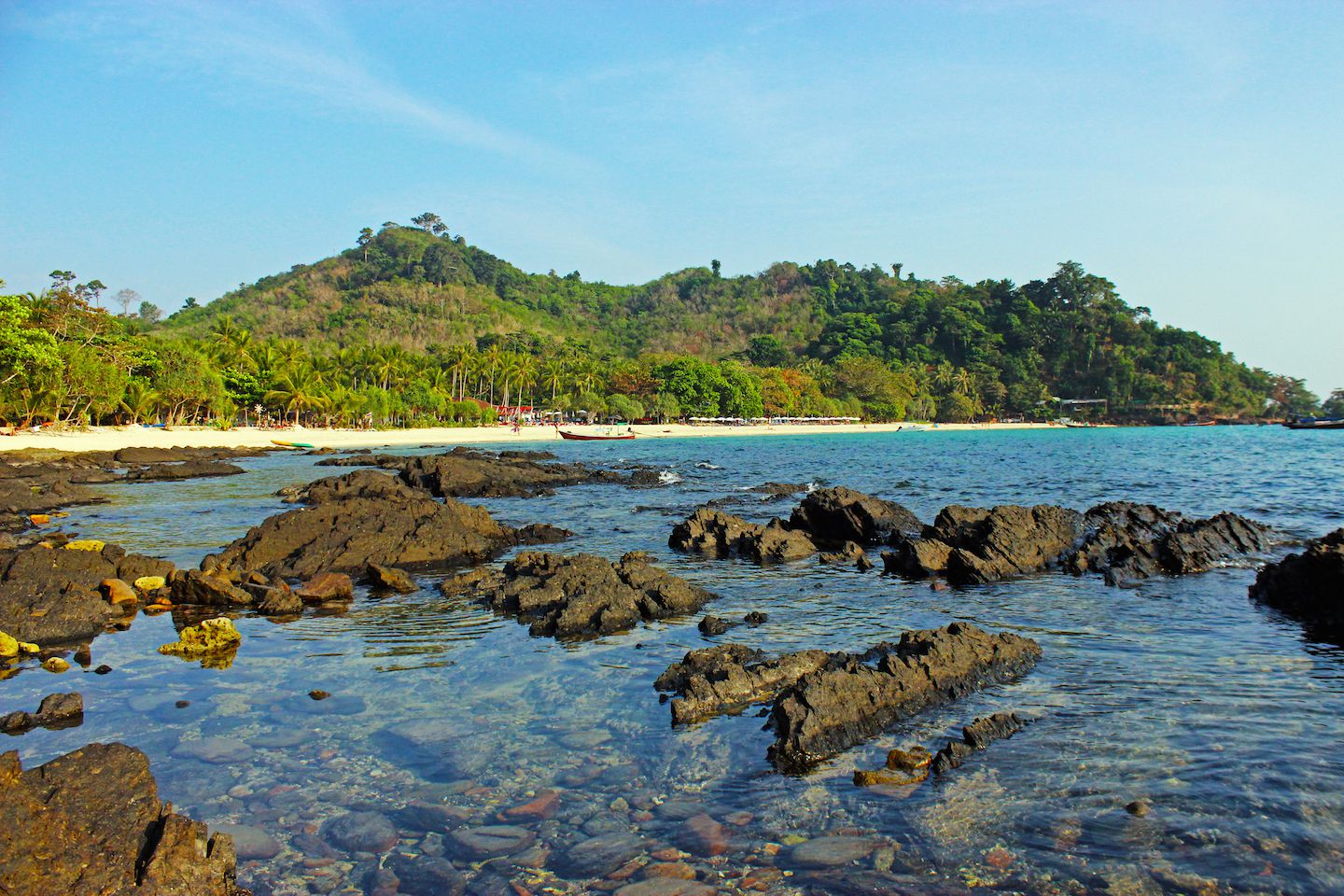 View of Farang Beach on Koh Muk, Thailand