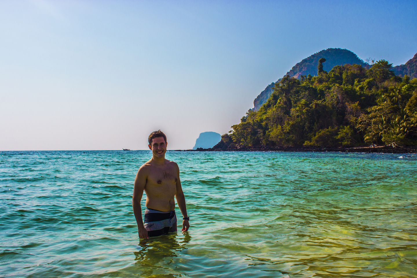Carlos on Farang Beach, Koh Muk, Thailand