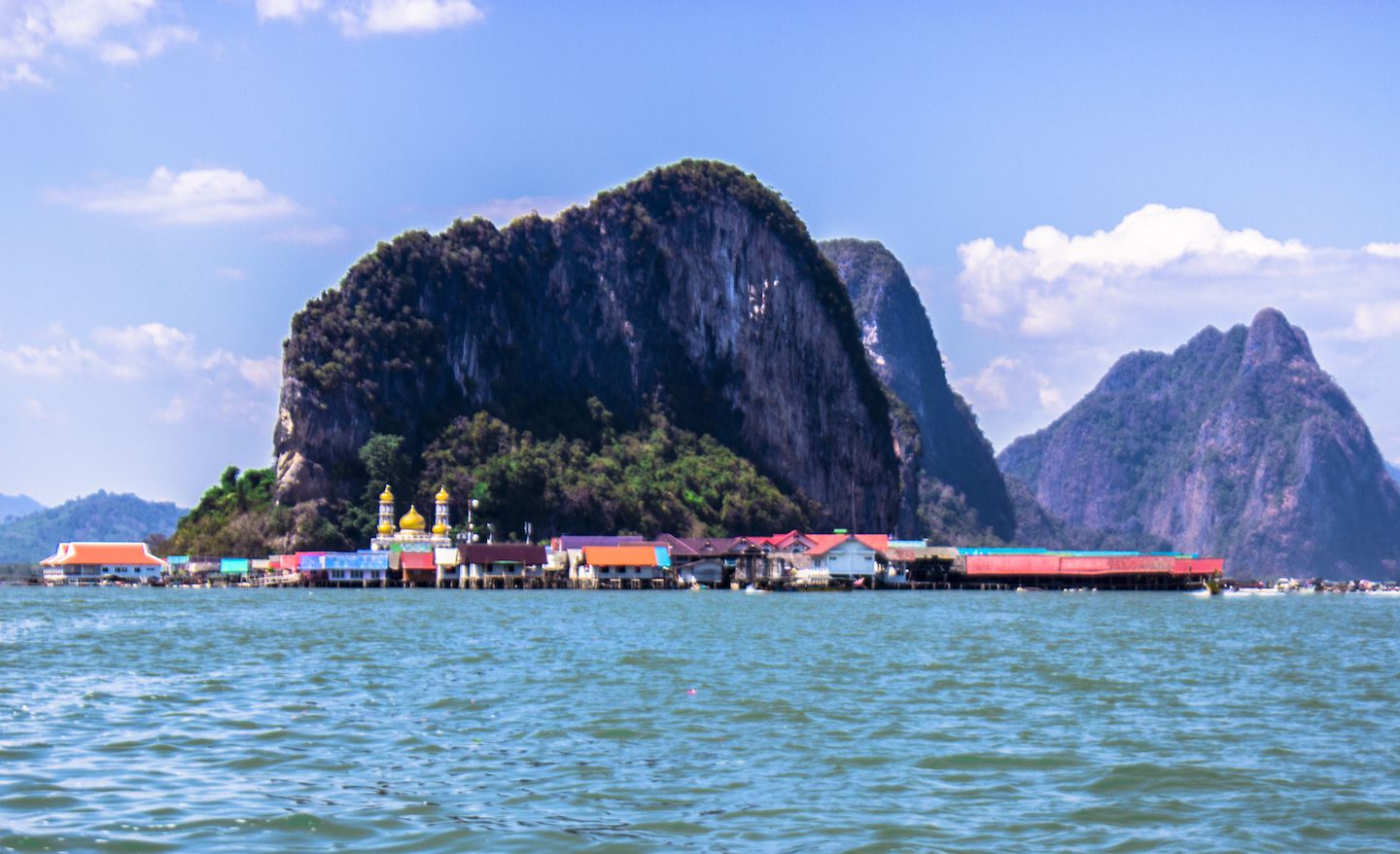 View of Panyee Village, Phang Nga Bay, Thailand